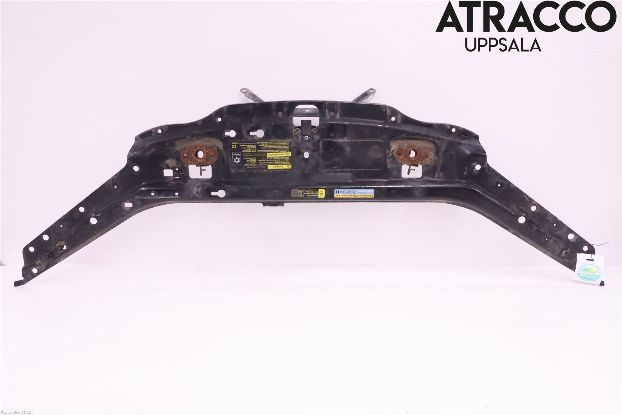 Saab 9-3 VER 2 Front Huvlåsplåt-Balk