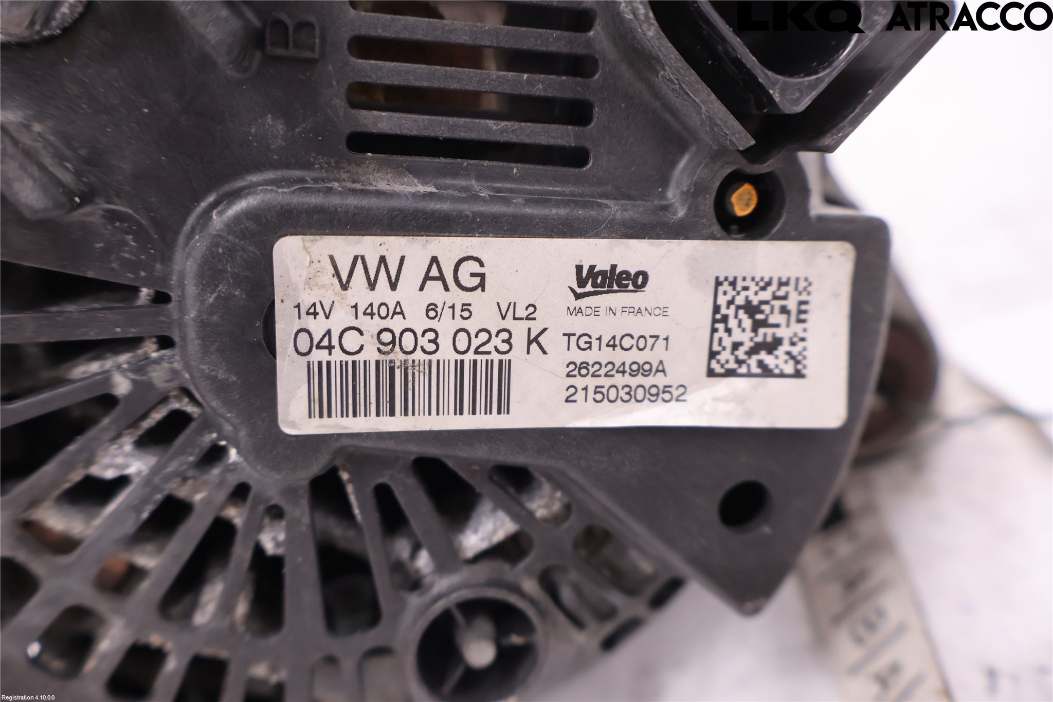 Volkswagen VW GOLF / E-GOLF VII 13-20 Generator