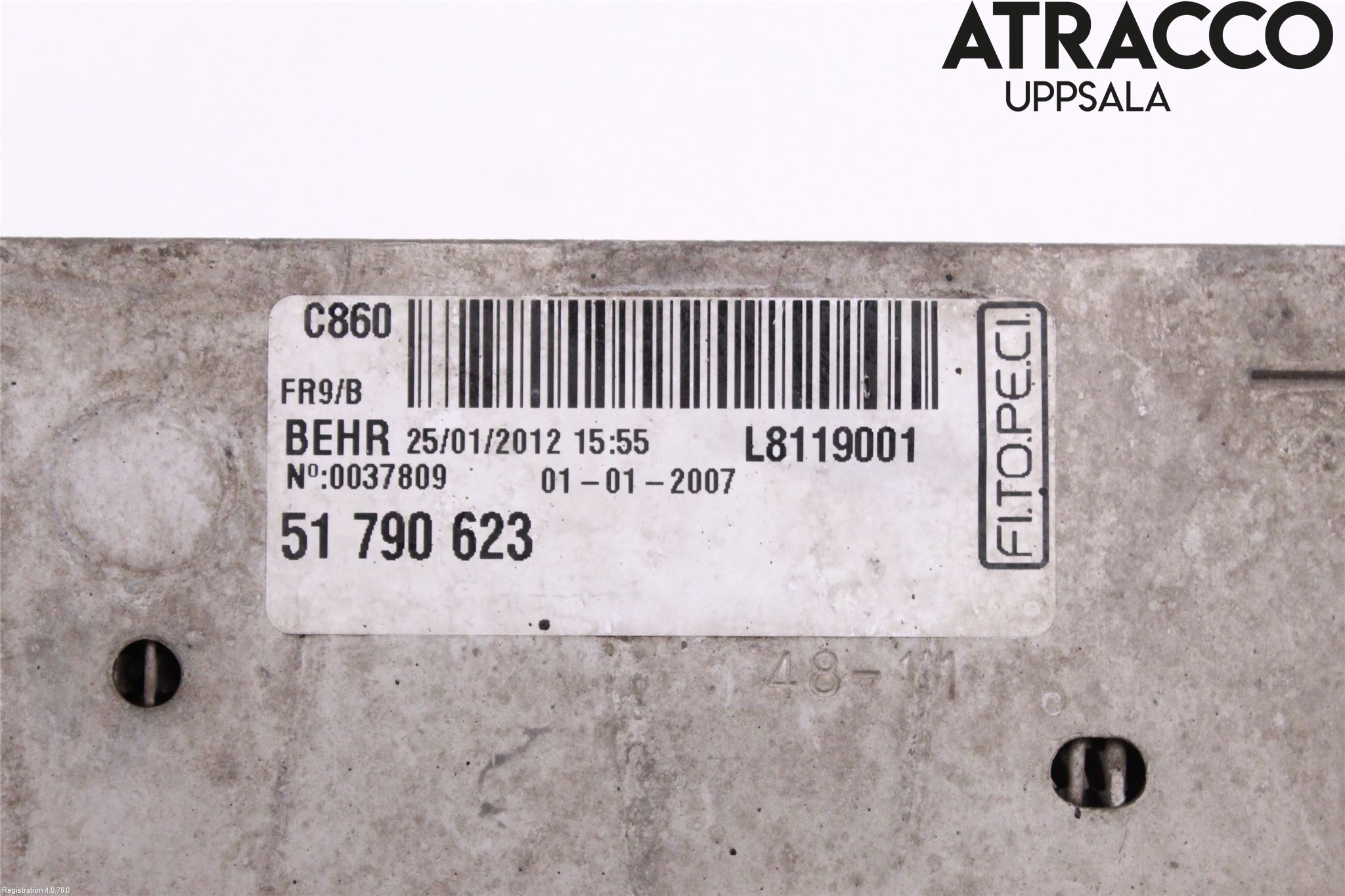 Fiat FIORINO Laddluft-Intercooler Kyl