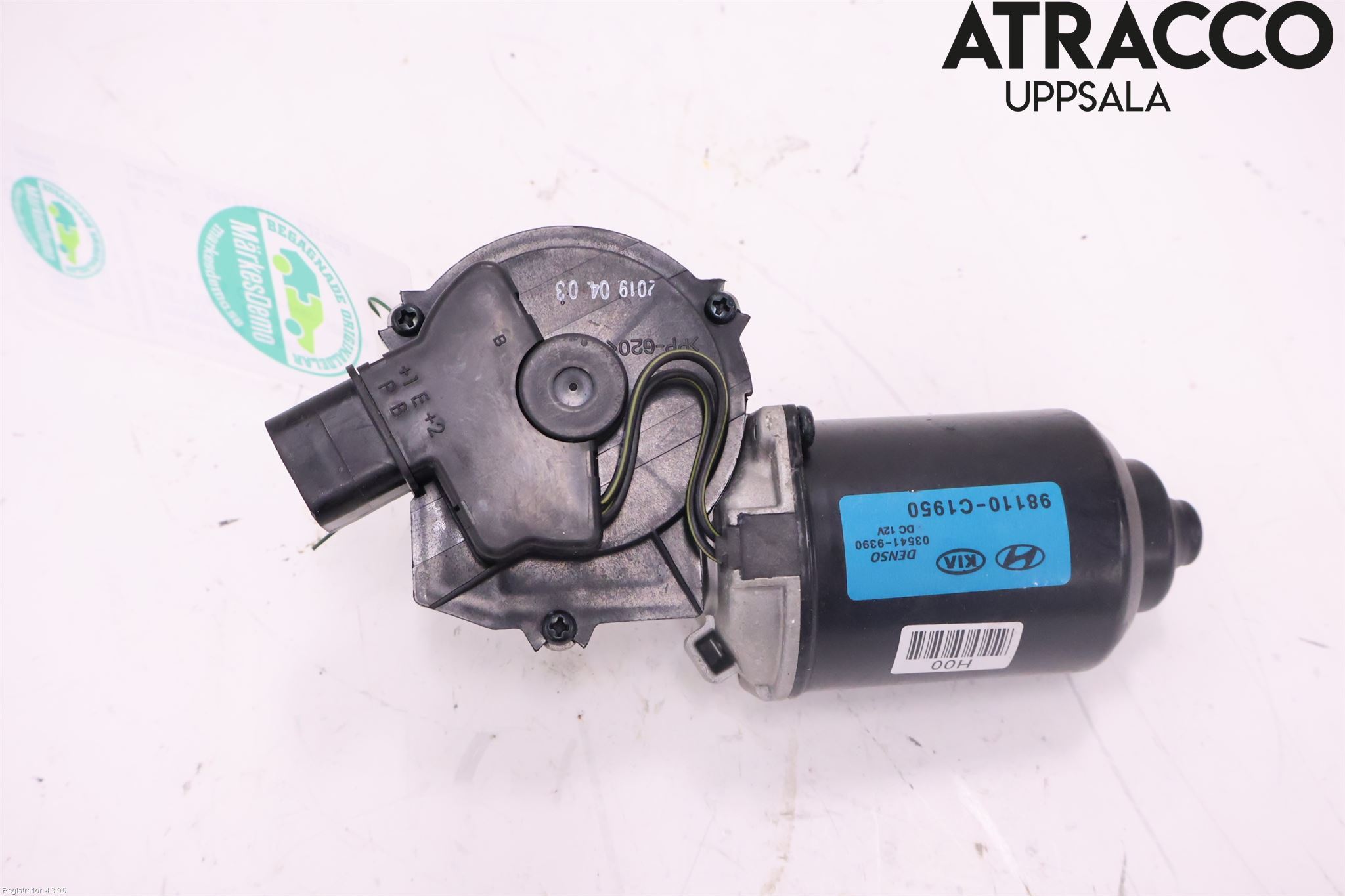 Kia STONIC 18->> Torkarmotor Vindruta