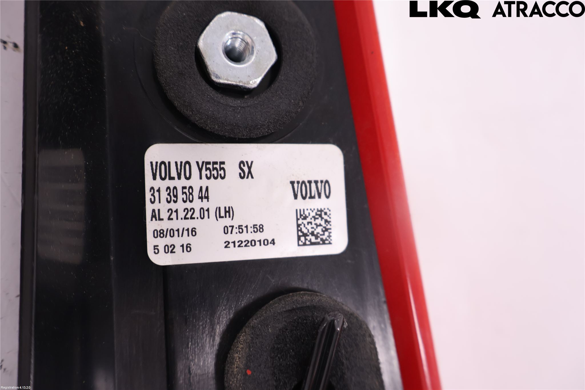 Volvo V40 12-19 Bakljus Vänster