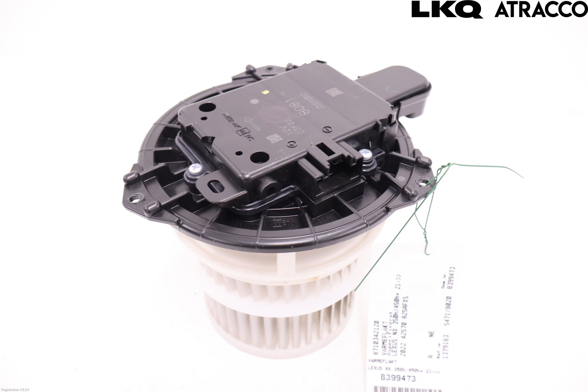 Lexus NX 340h/450h+ 21- Värmefläkt