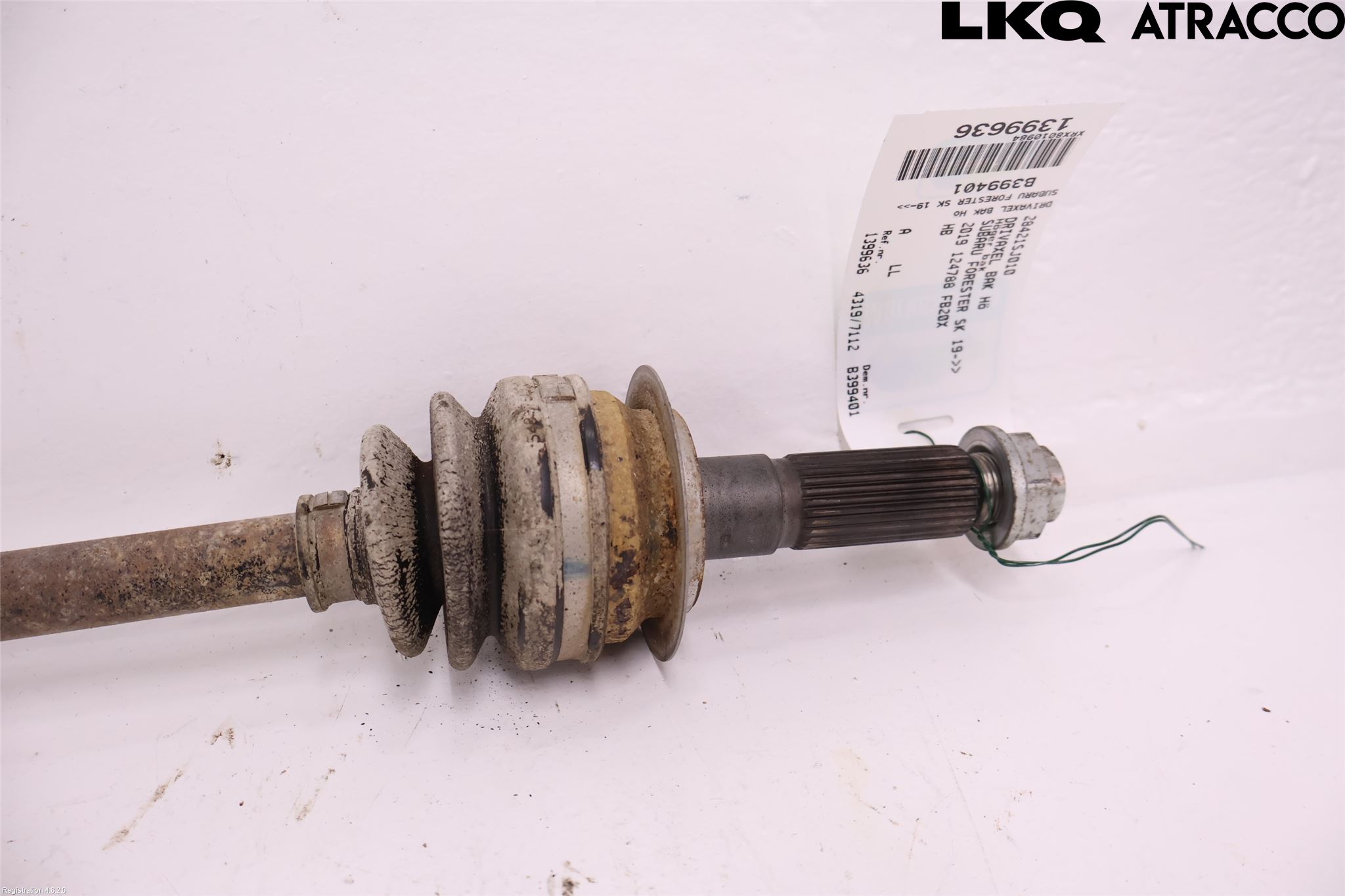 Subaru FORESTER SK 19- Drivaxel Bak Höger