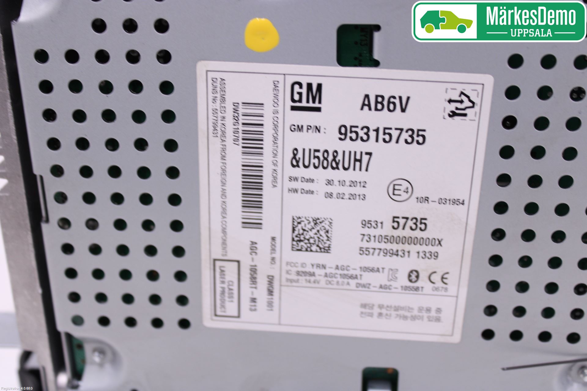 Chevrolet AVEO Cd Radio - Multimediapanel