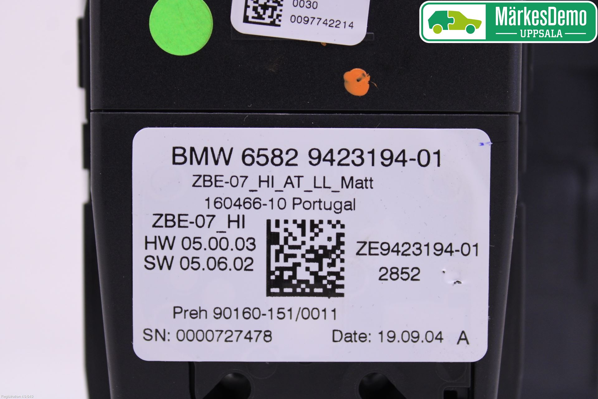 BMW 3 G20/G21/G80/G81 19- Strömställare Multifunktion