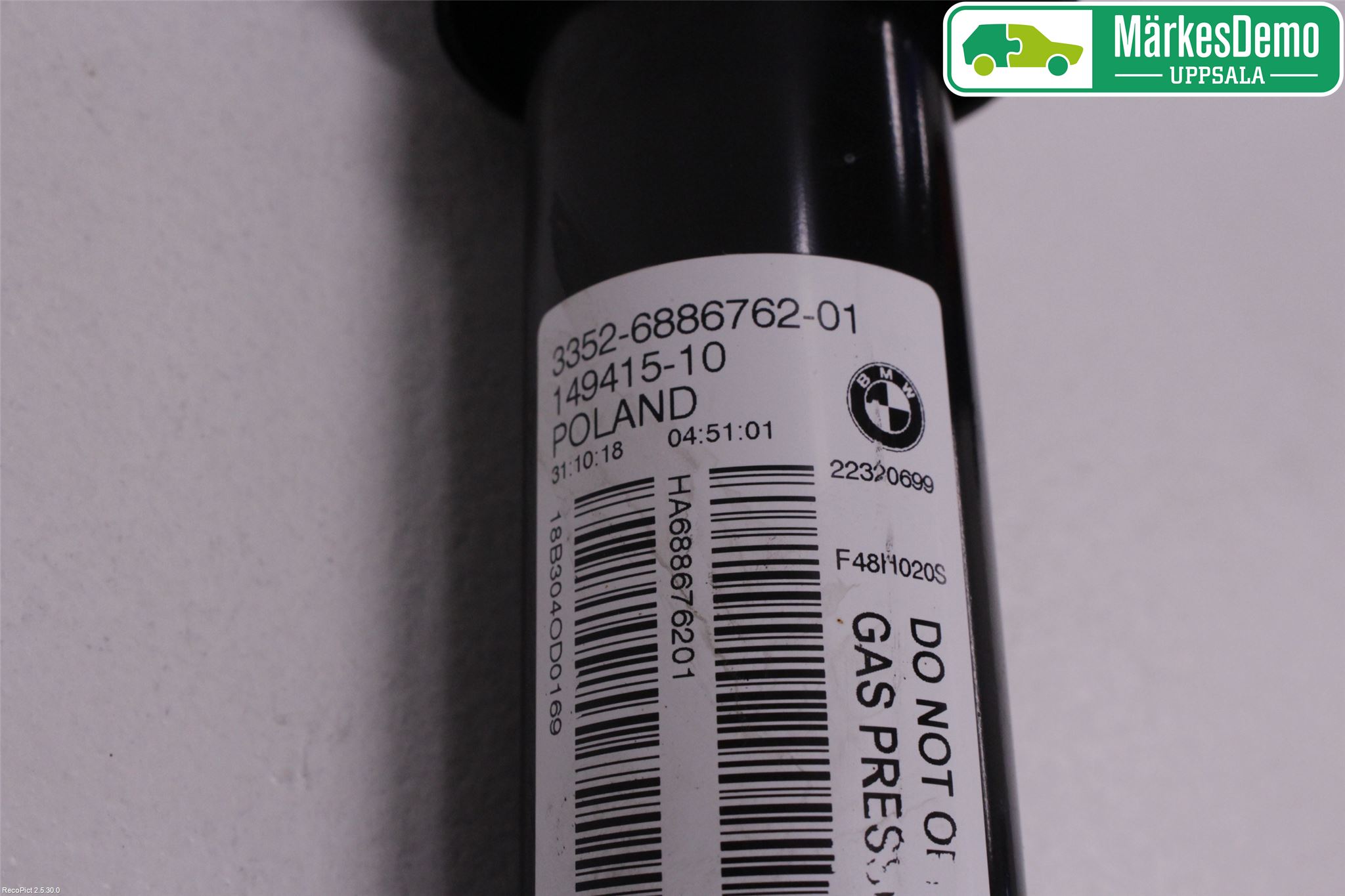BMW X1 F48 15-22 Stötdämpare Bak