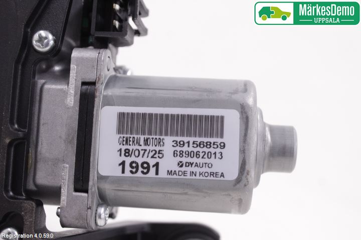 Opel ASTRA K 16-22 Torkarmotor Baklucka