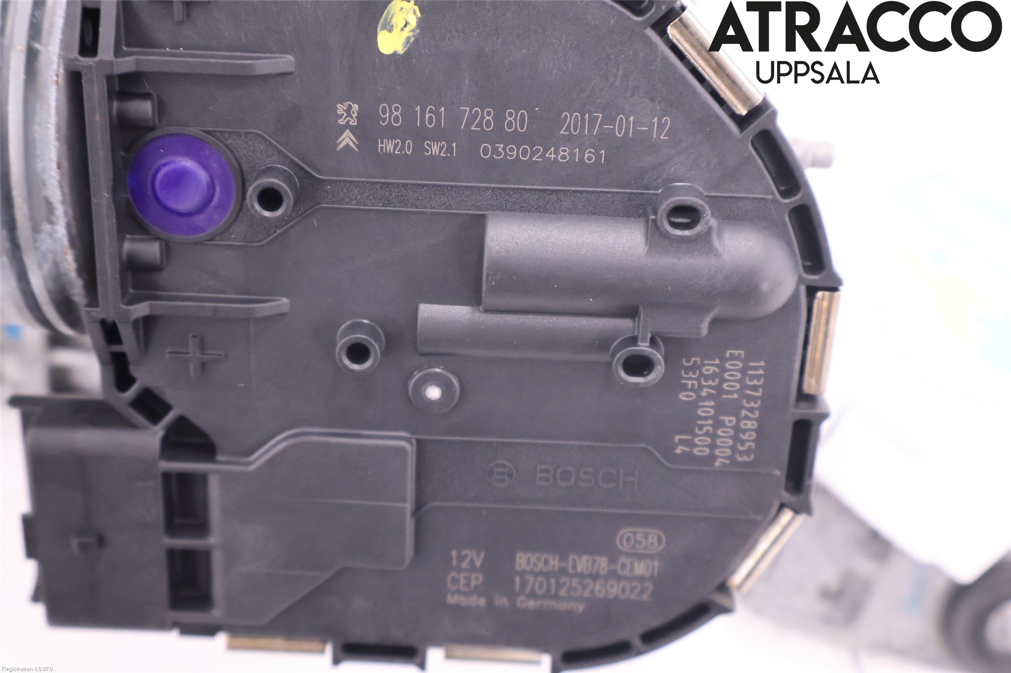 Citroen C4 GRAND PICASSO 14-18 Torkarmotor Vindruta