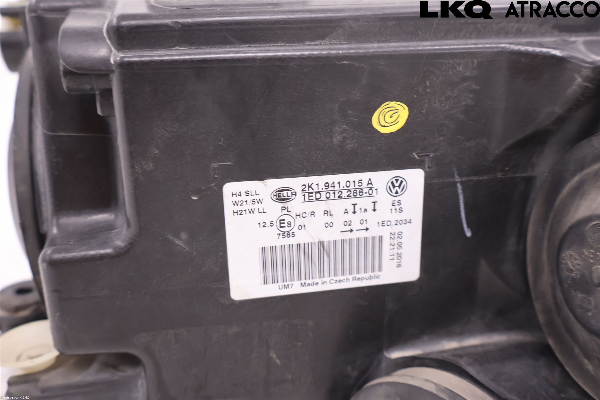 Volkswagen VW CADDY 16-20 Strålkastare Vänster