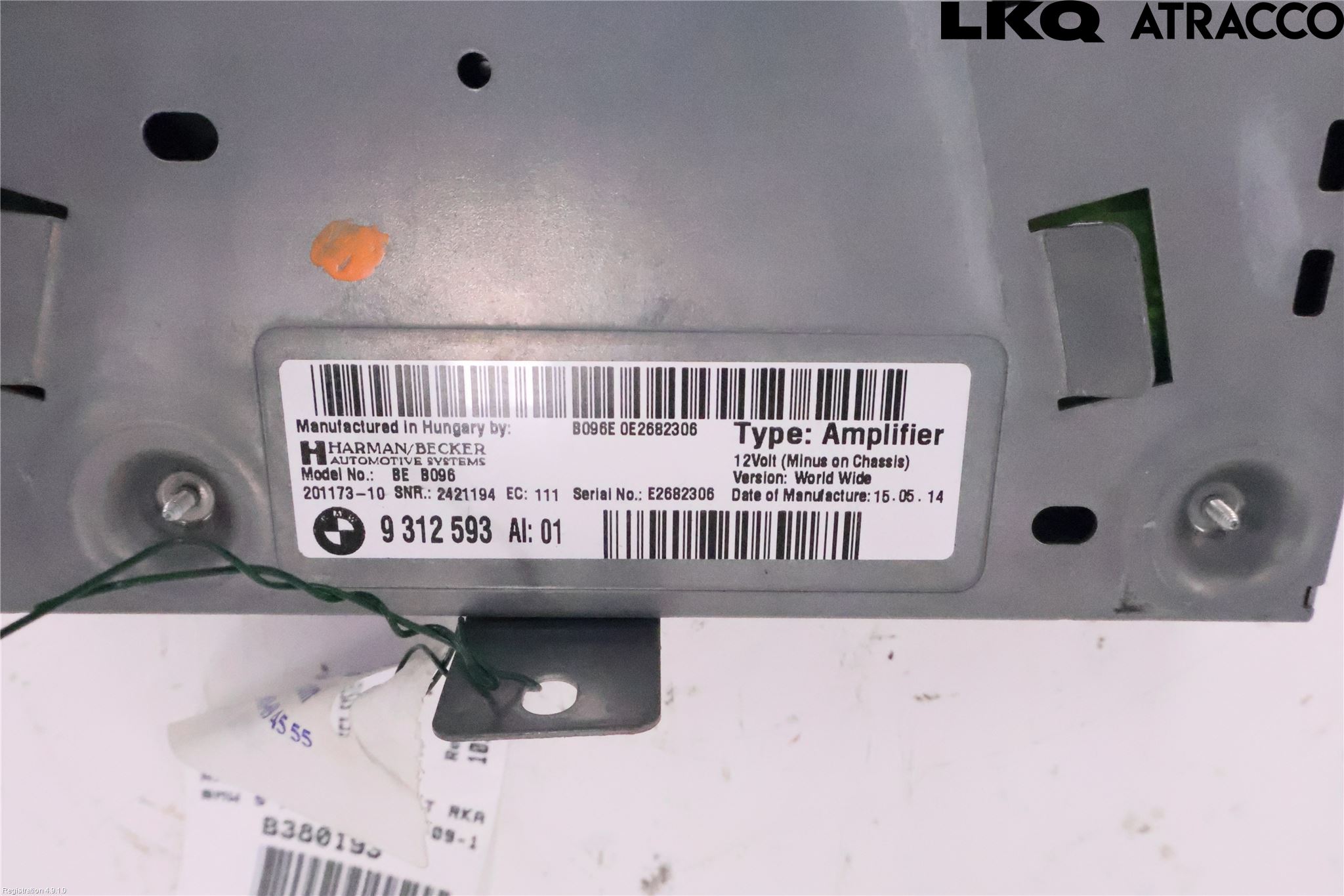 BMW 5 F10/F11/F18 09-17 Radio-Stereo Förstärkare