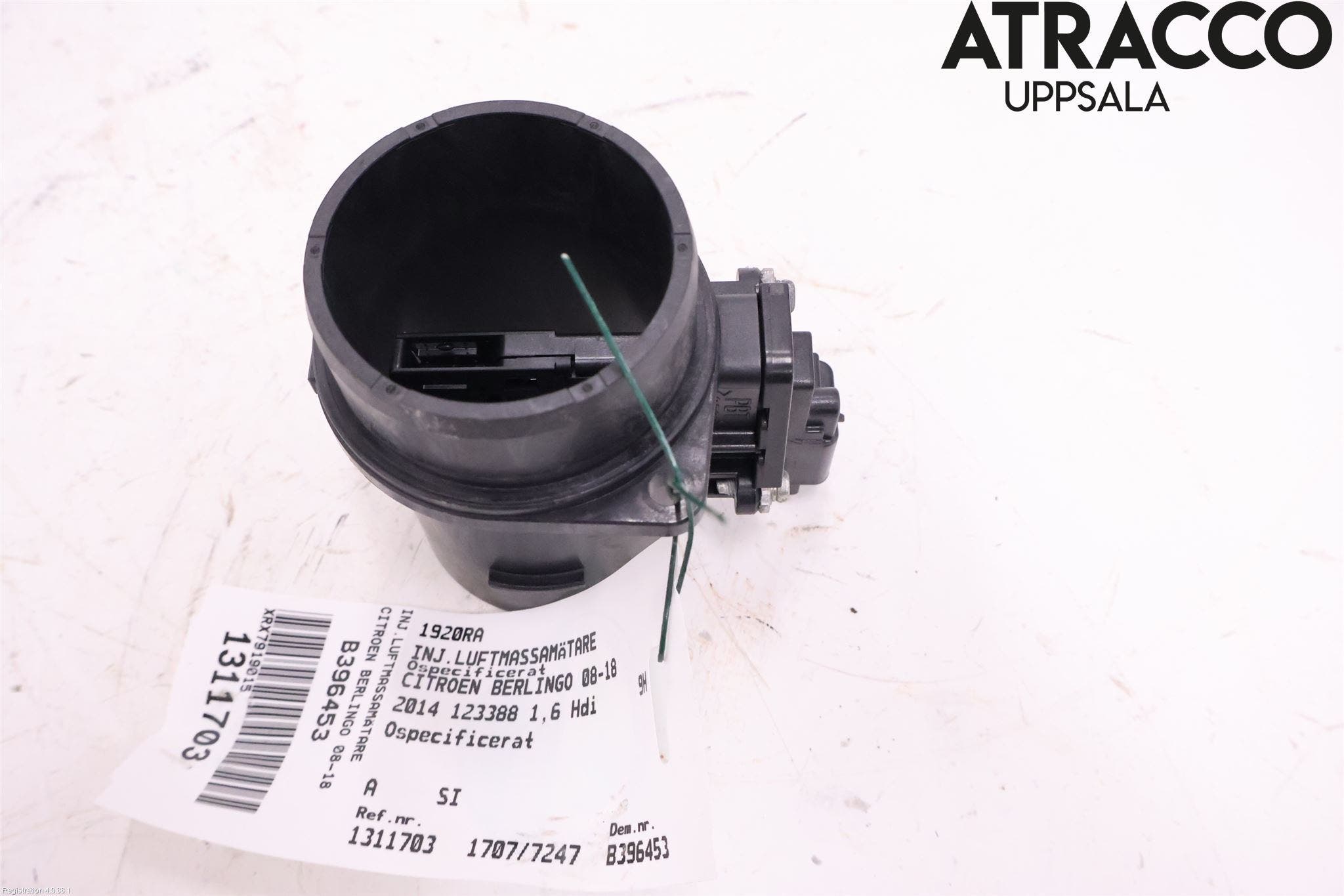 Citroen BERLINGO 08-18 Injluftmassamätare