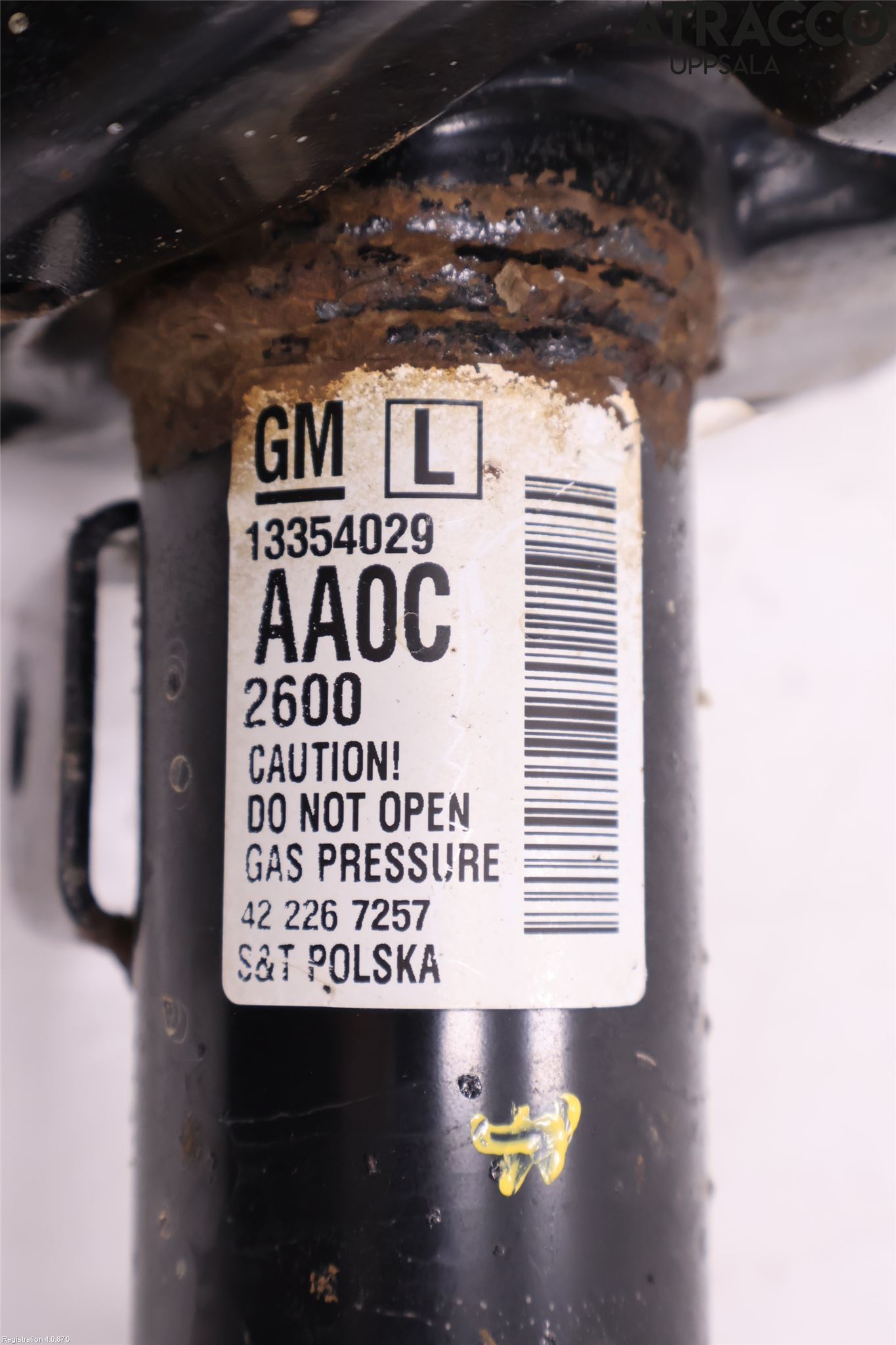 Opel ASTRA J 10-15 Fjäderben Fram Vänster
