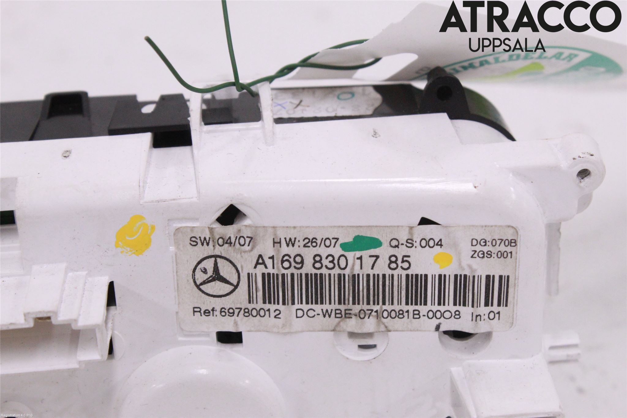 Mercedes-Benz MB B-KLASS (W245) 05-12 Ac Styrenhet Ac Manöveren