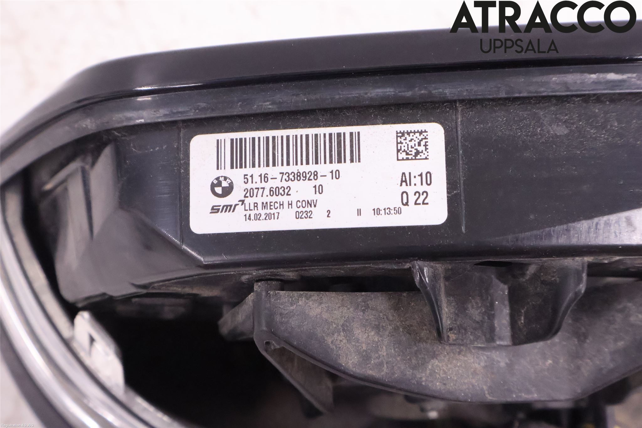 BMW 3 F30/F31/F80 12-19 Spegel Yttre El Hö