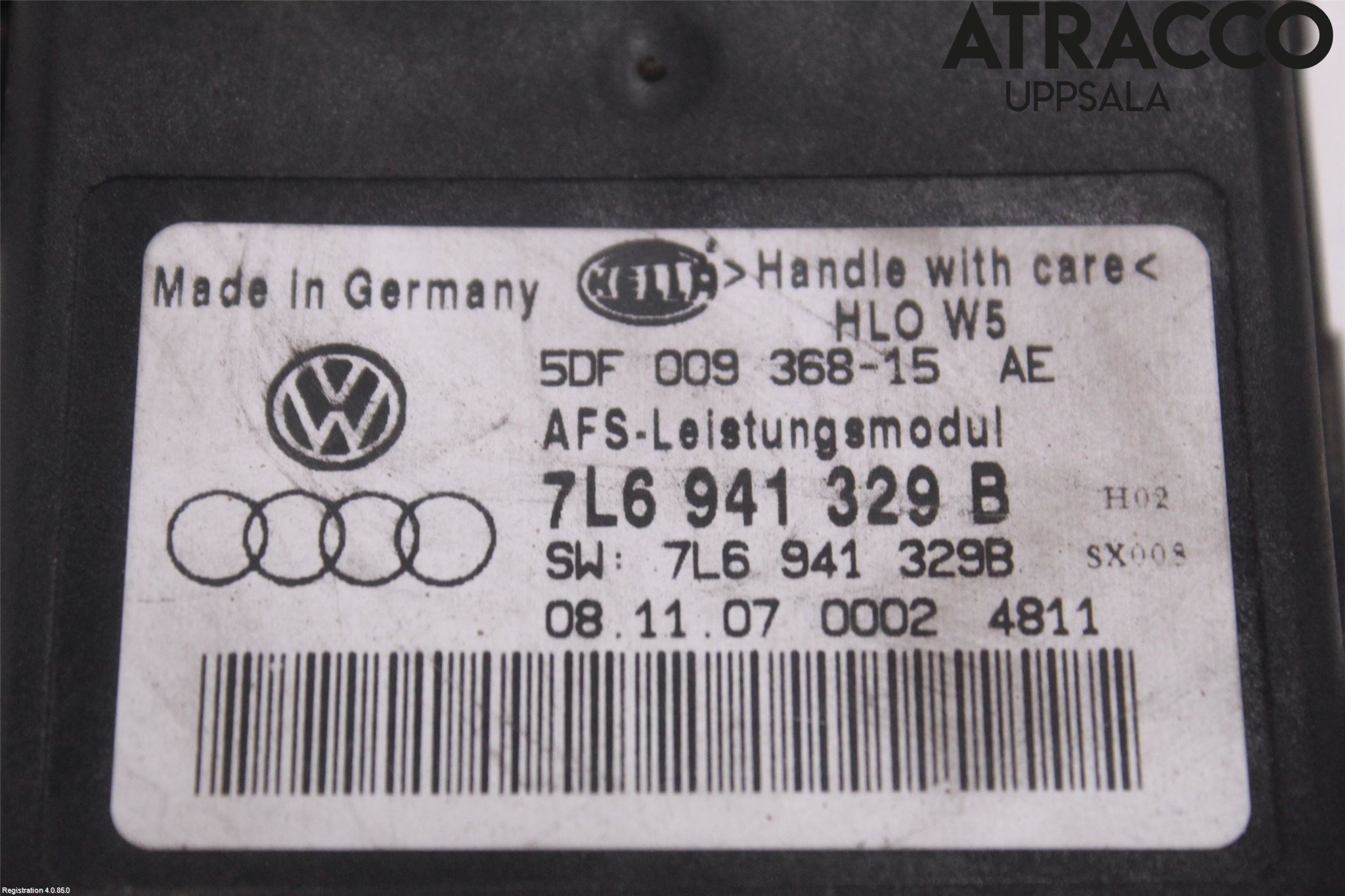 Volkswagen VW TOUAREG 7L 03-10 Styrenhet Strålkastare