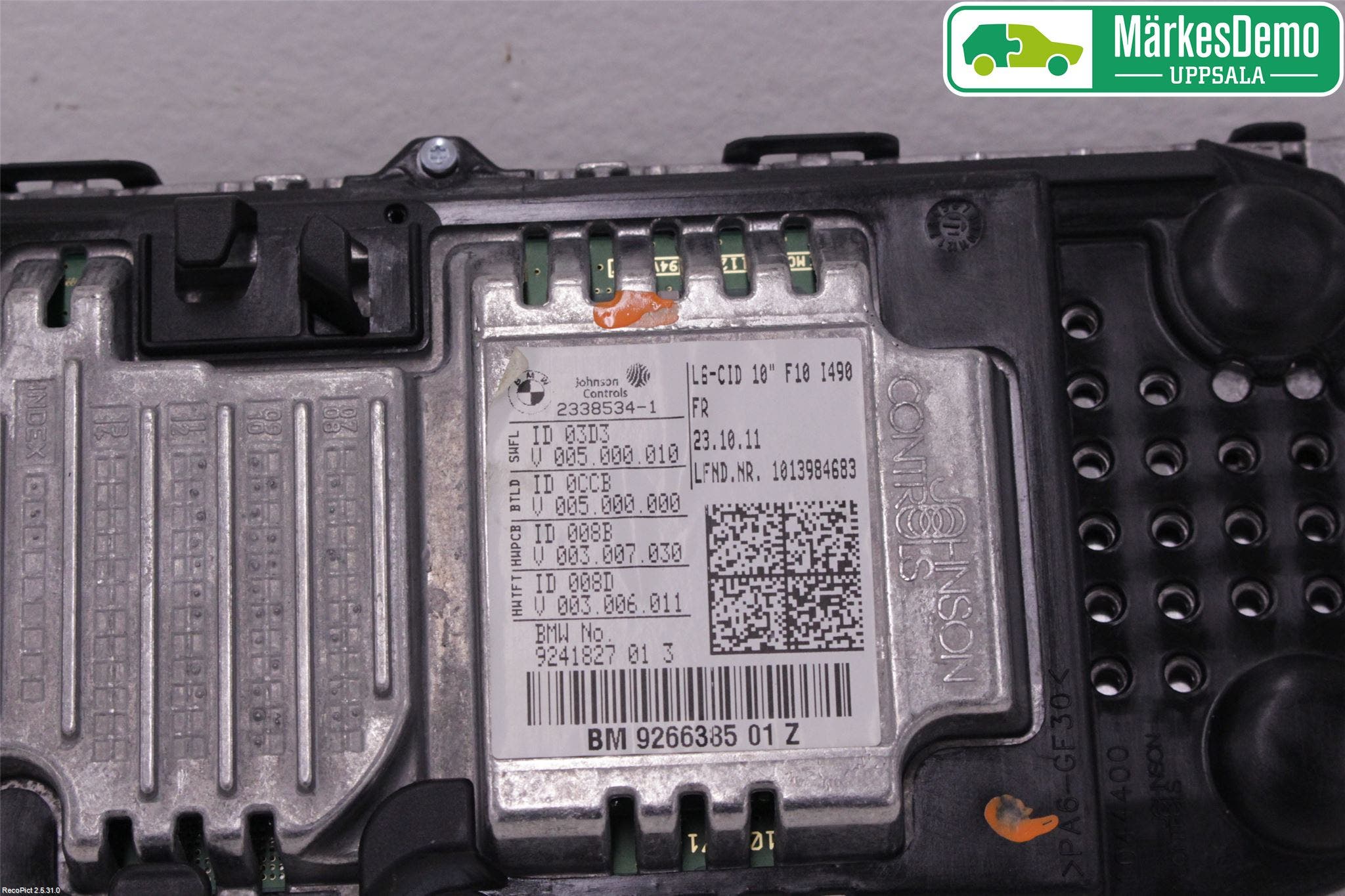 BMW 5 F10/F11/F18 09-17 Bildskärm