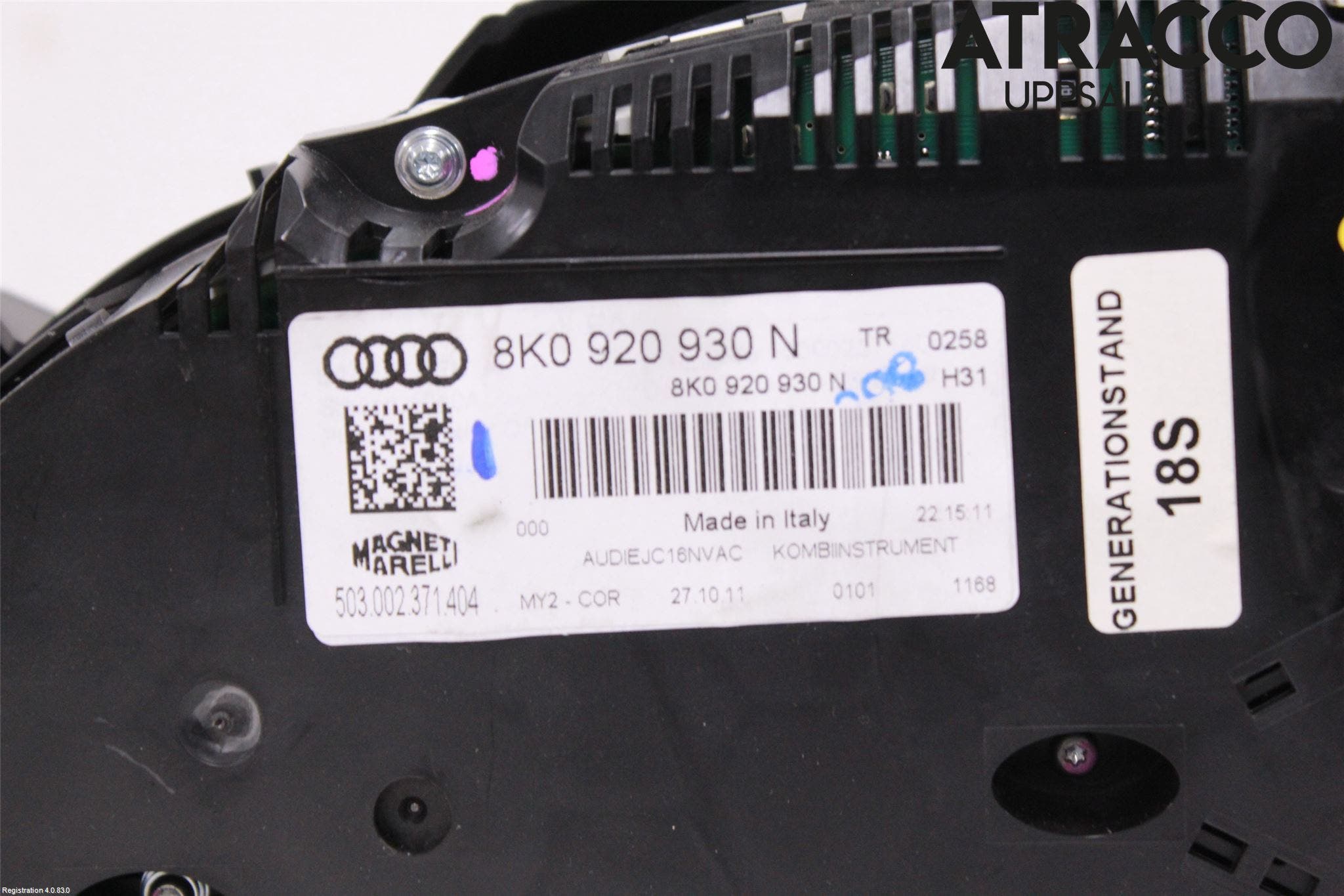 Audi A4/S4 08-11 Instrument Komb