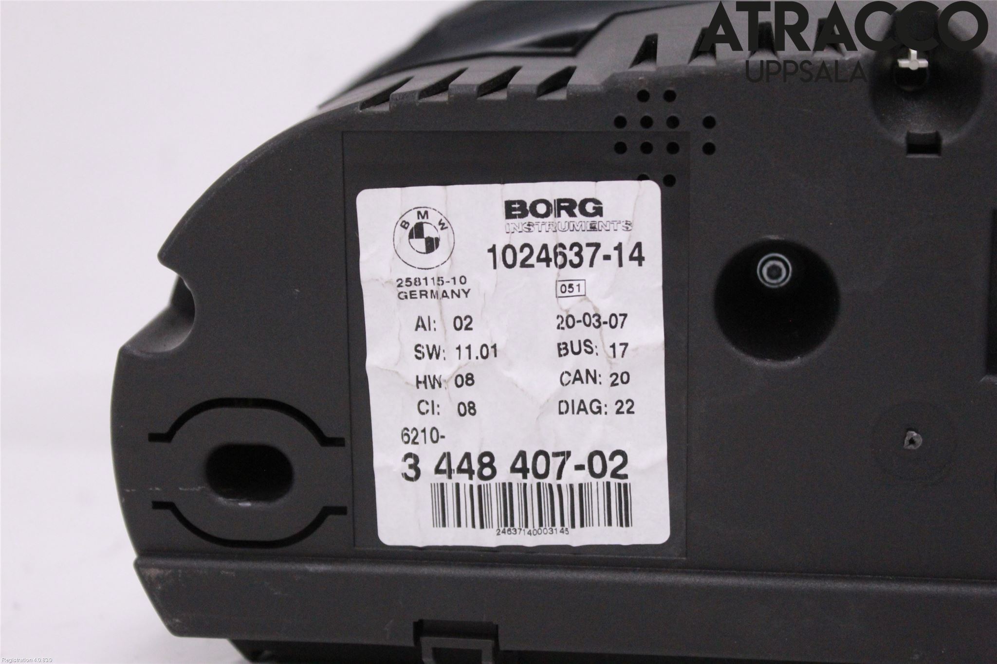 BMW X3 E83     03-10 Instrument Hast