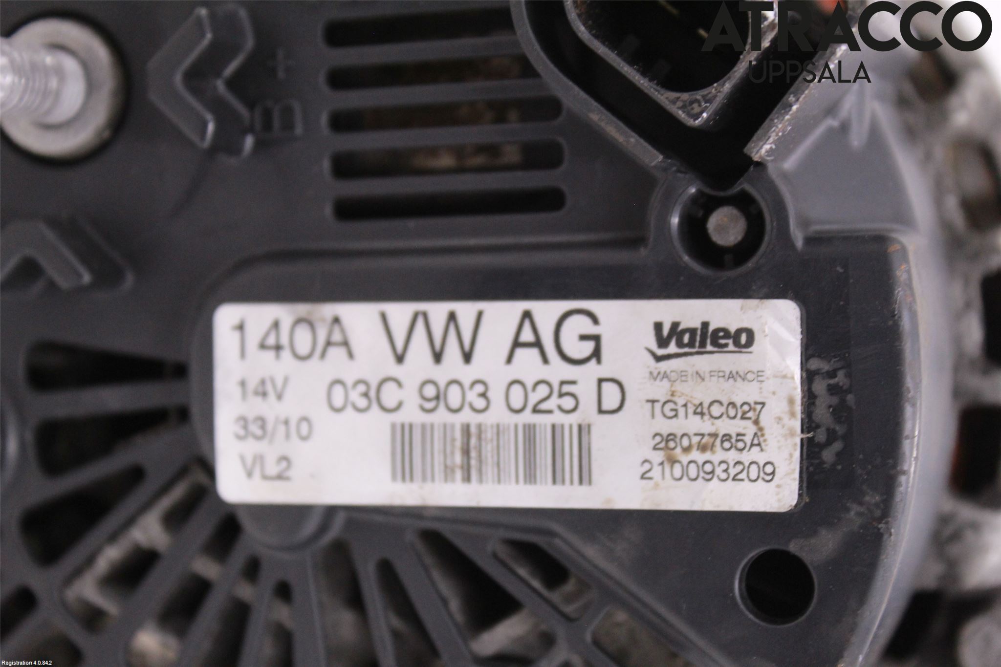 Volkswagen VW TIGUAN 07-16 Generator