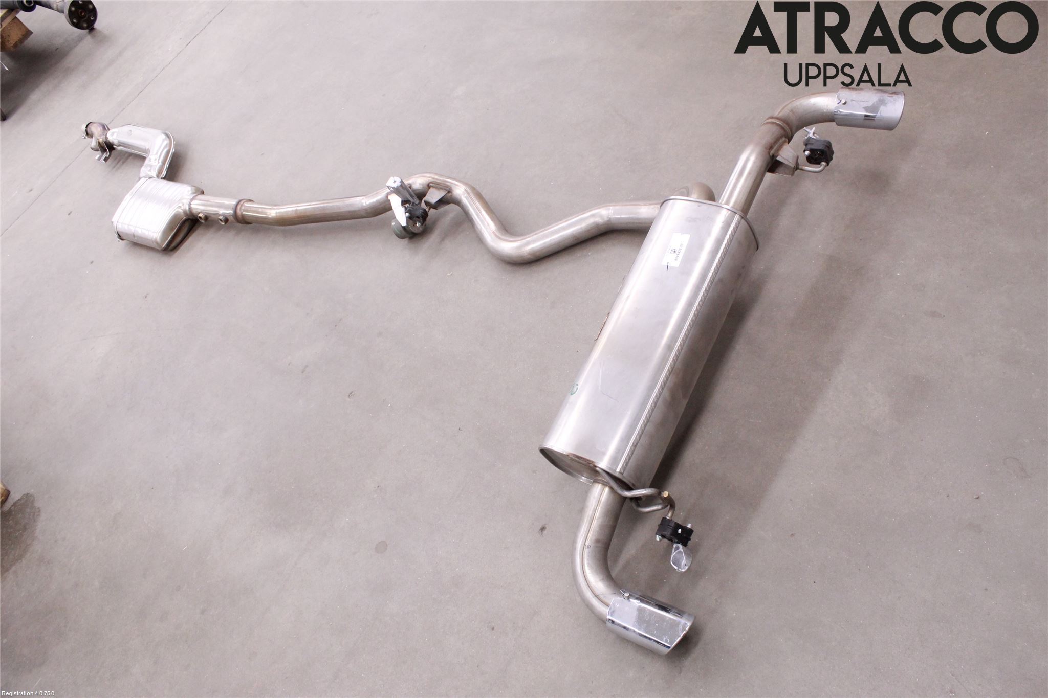 BMW 3 G20/G21/G80/G81 19- Avgas Bakre Dämpare