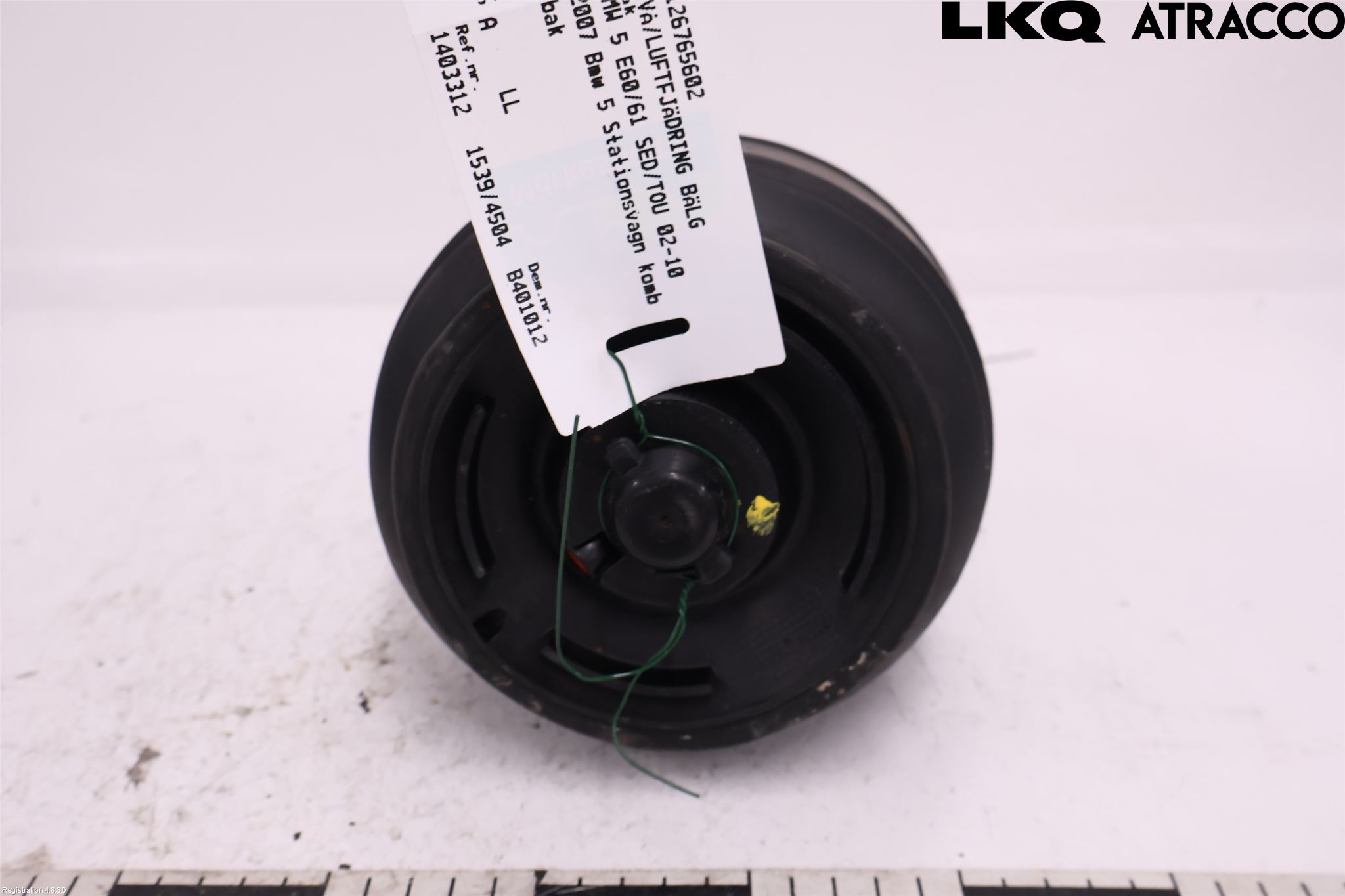 BMW 5 E60/61 Sed/Tou 02-10 Nivå-Luftfjädring Bälg