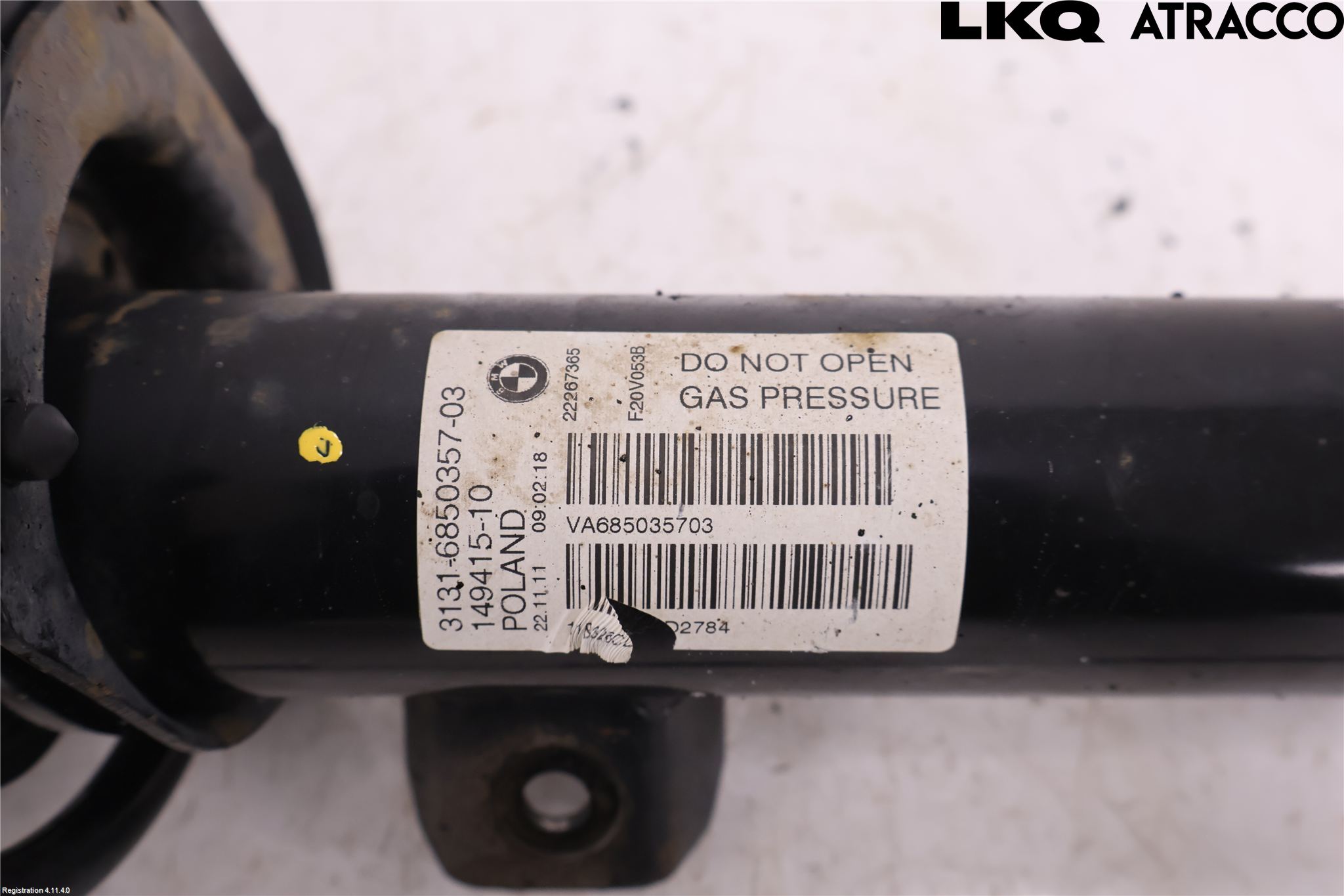 BMW 1 F20/F21 11-19 Fjäderben Fram Vänster