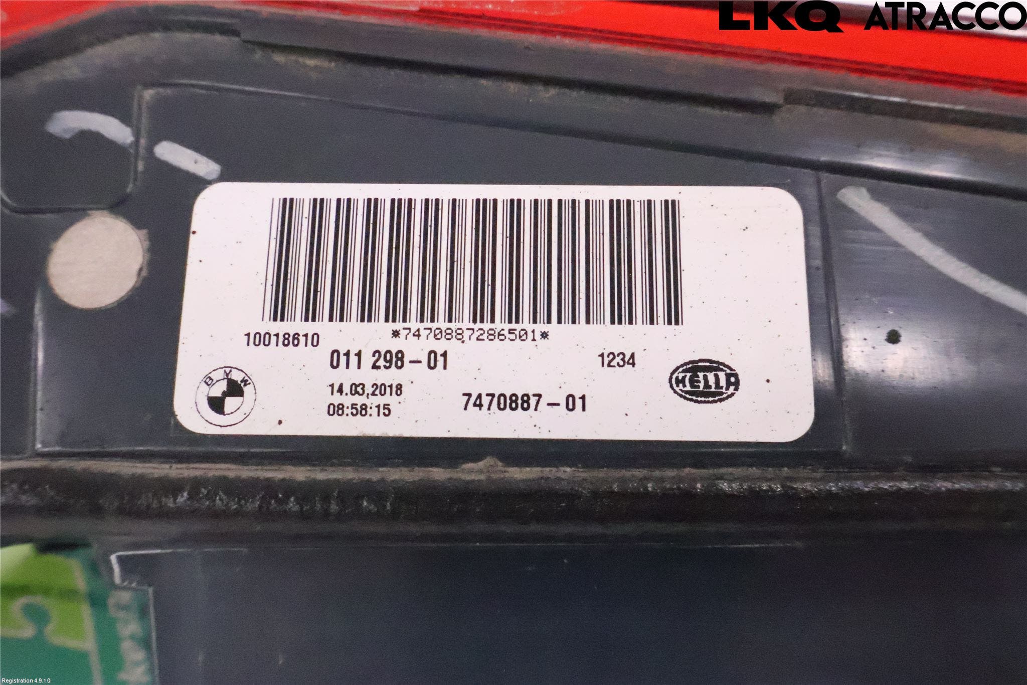 BMW X5 F15 13-18 Bakljus Lucka Vä