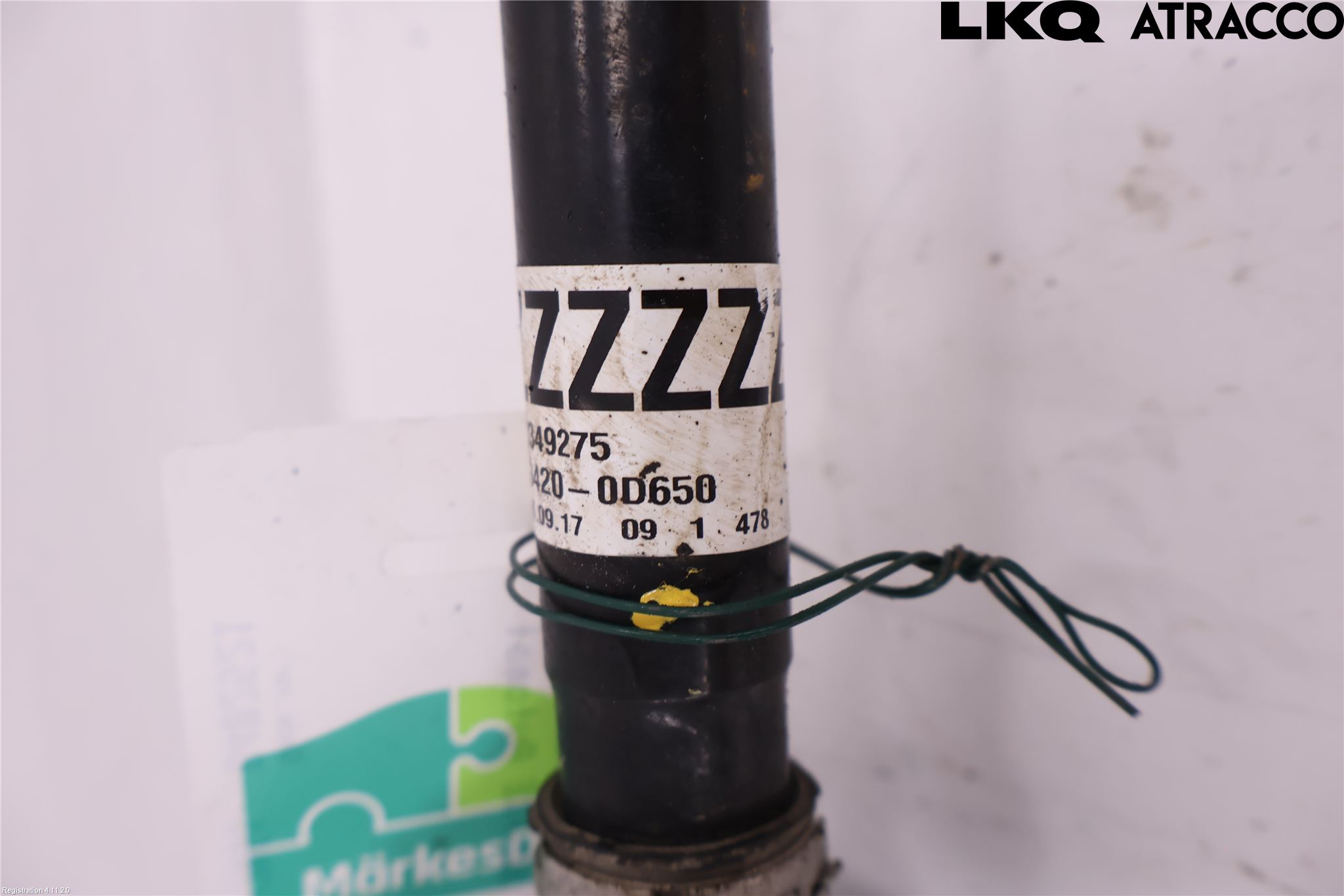 Toyota YARIS XP130 15-20 Drivaxel Fram Vänster