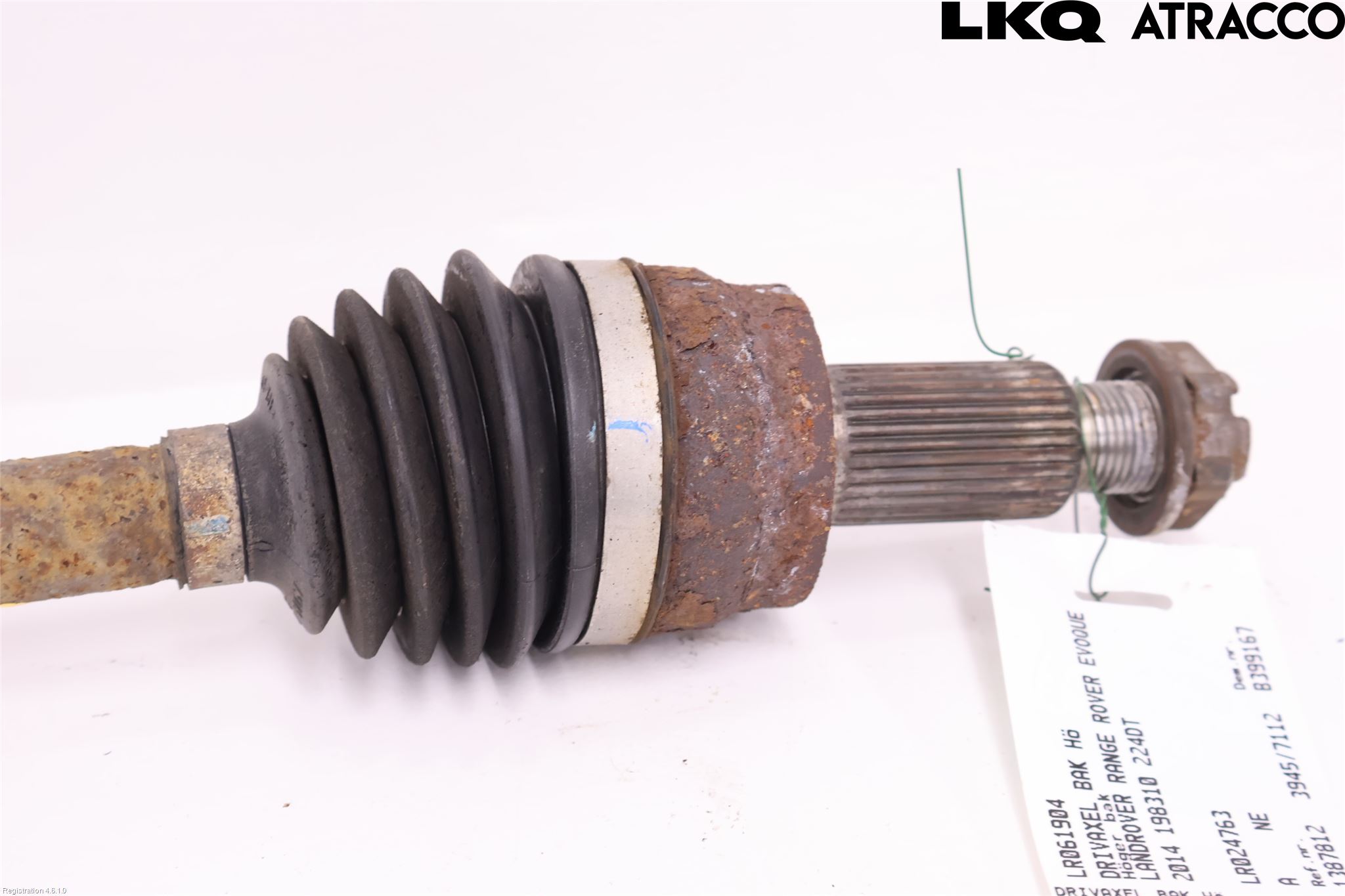 Landrover LAND ROVER RANGE ROVER EVOQUE (L538) 11-18 Drivaxel Bak Höger