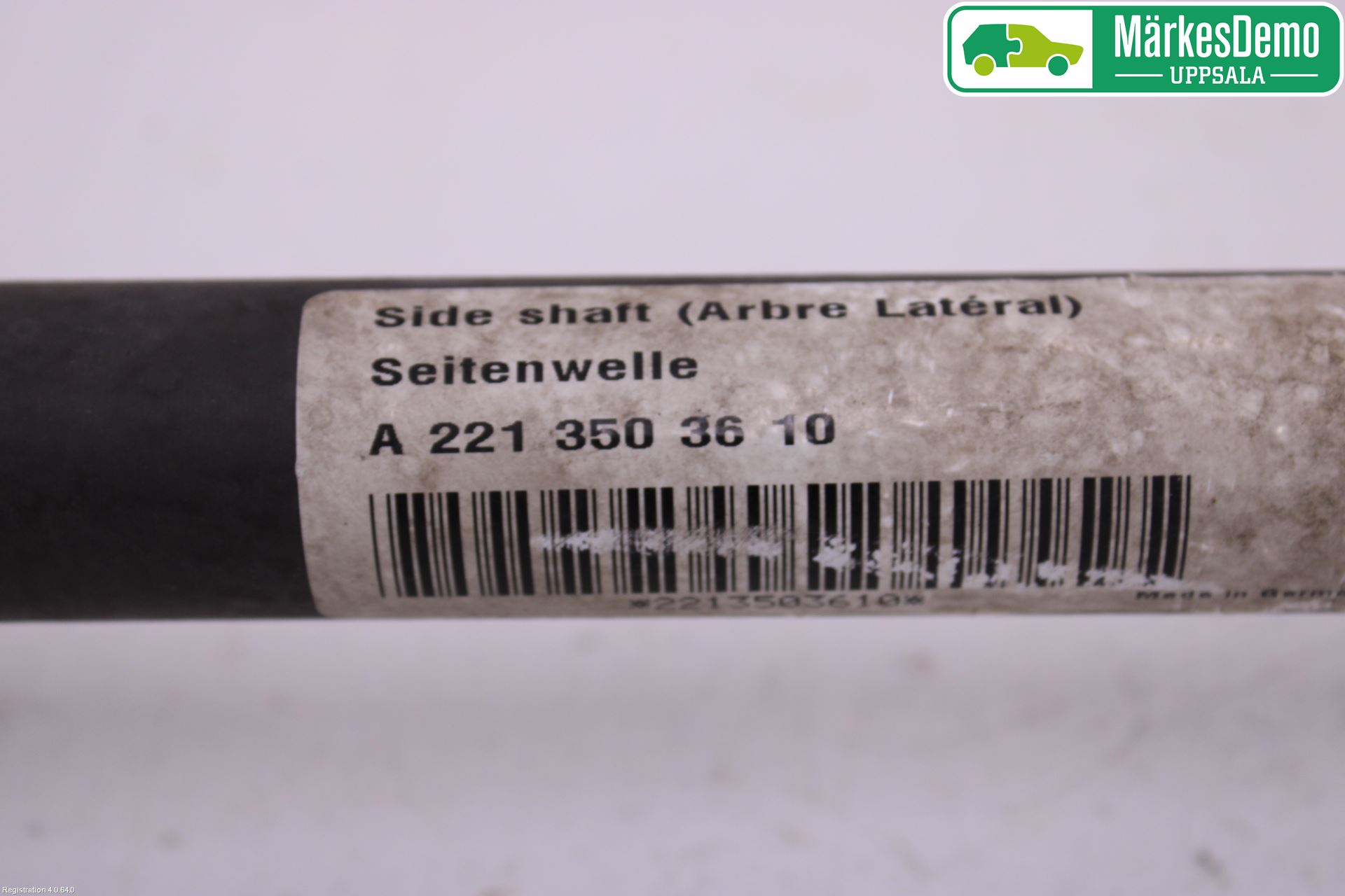 Mercedes-Benz MB CL-KLASS (C216) 07-14 Drivaxel Bak Höger