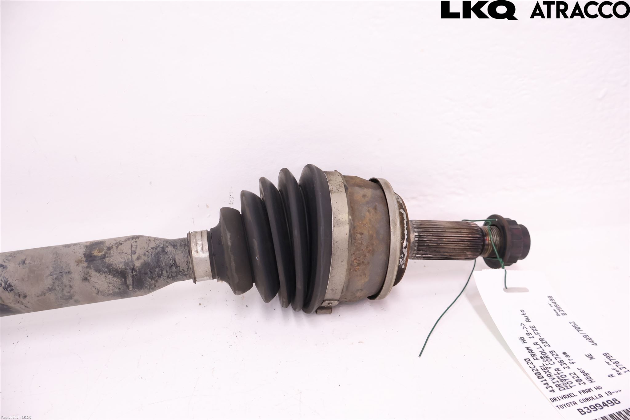 Toyota COROLLA 19- Drivaxel Fram Höger