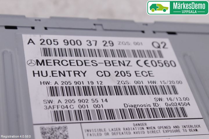 Mercedes-Benz MB GLC-KLASS (X253/C253) 15-22 Cd Radio - Multimediapanel