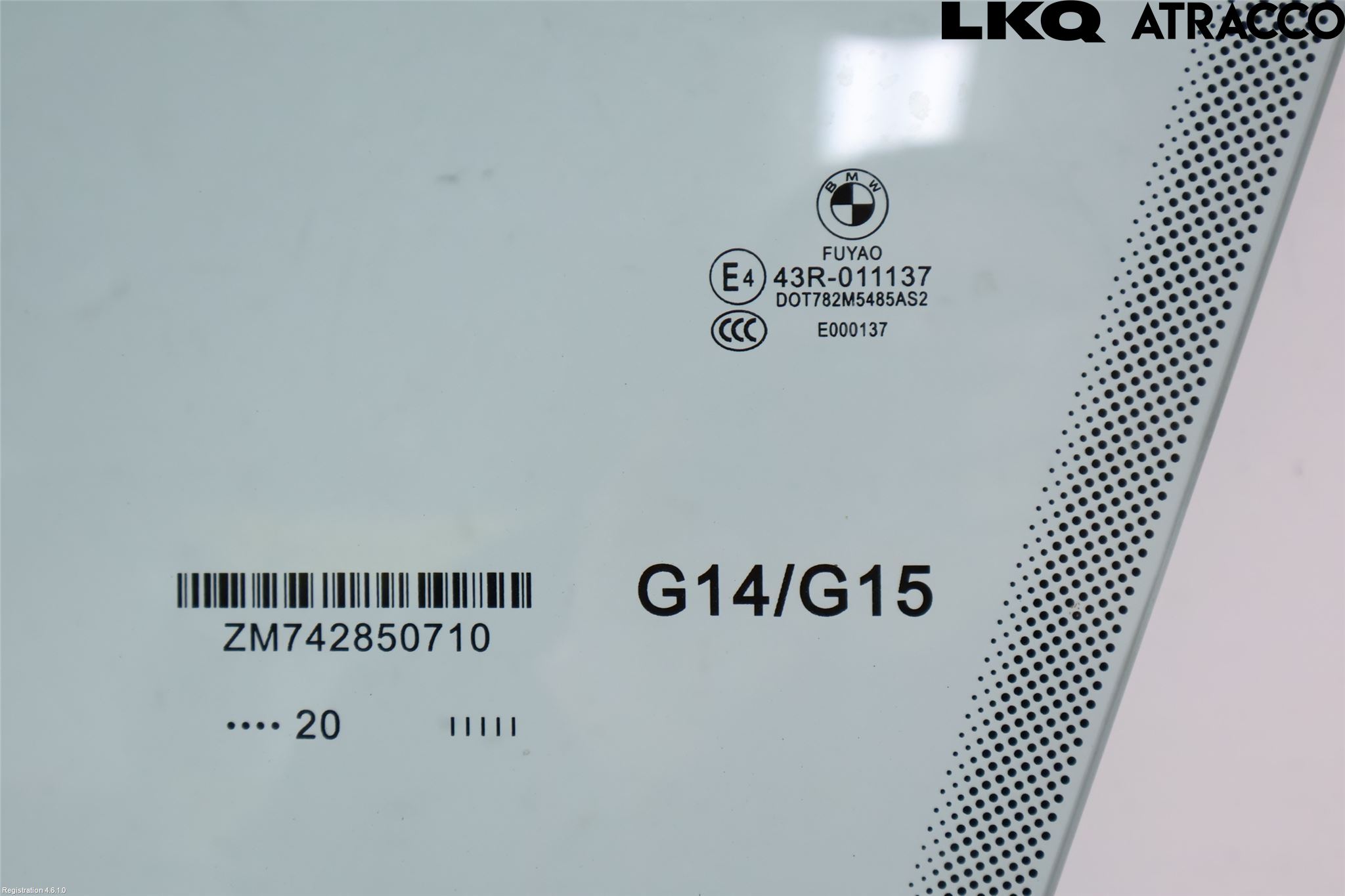 BMW 8 G14/G15/G16 18- Dörruta Fram Vänster