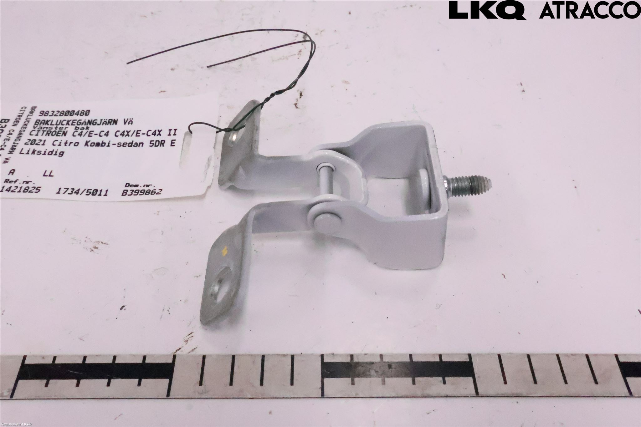 Citroen C4/E-C4 C4X/E-C4X III 21- Bakluckegångjärn Vä