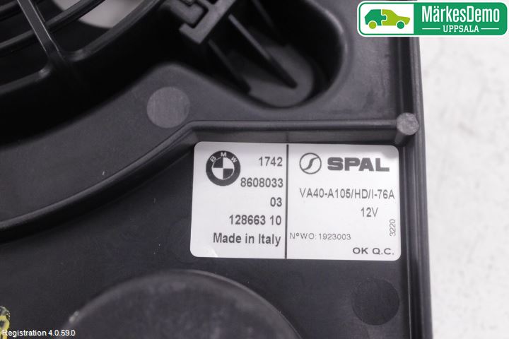 BMW i3 I01 13-22 Kylfläkt El