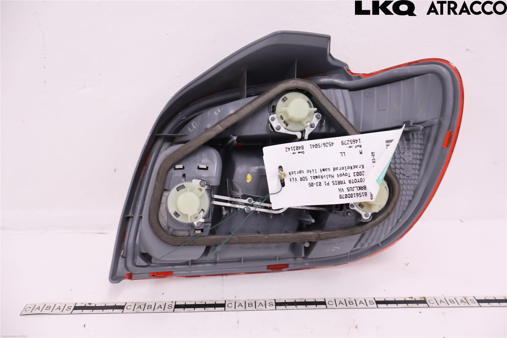 Toyota YARIS P1 03-05 Bakljus Vänster