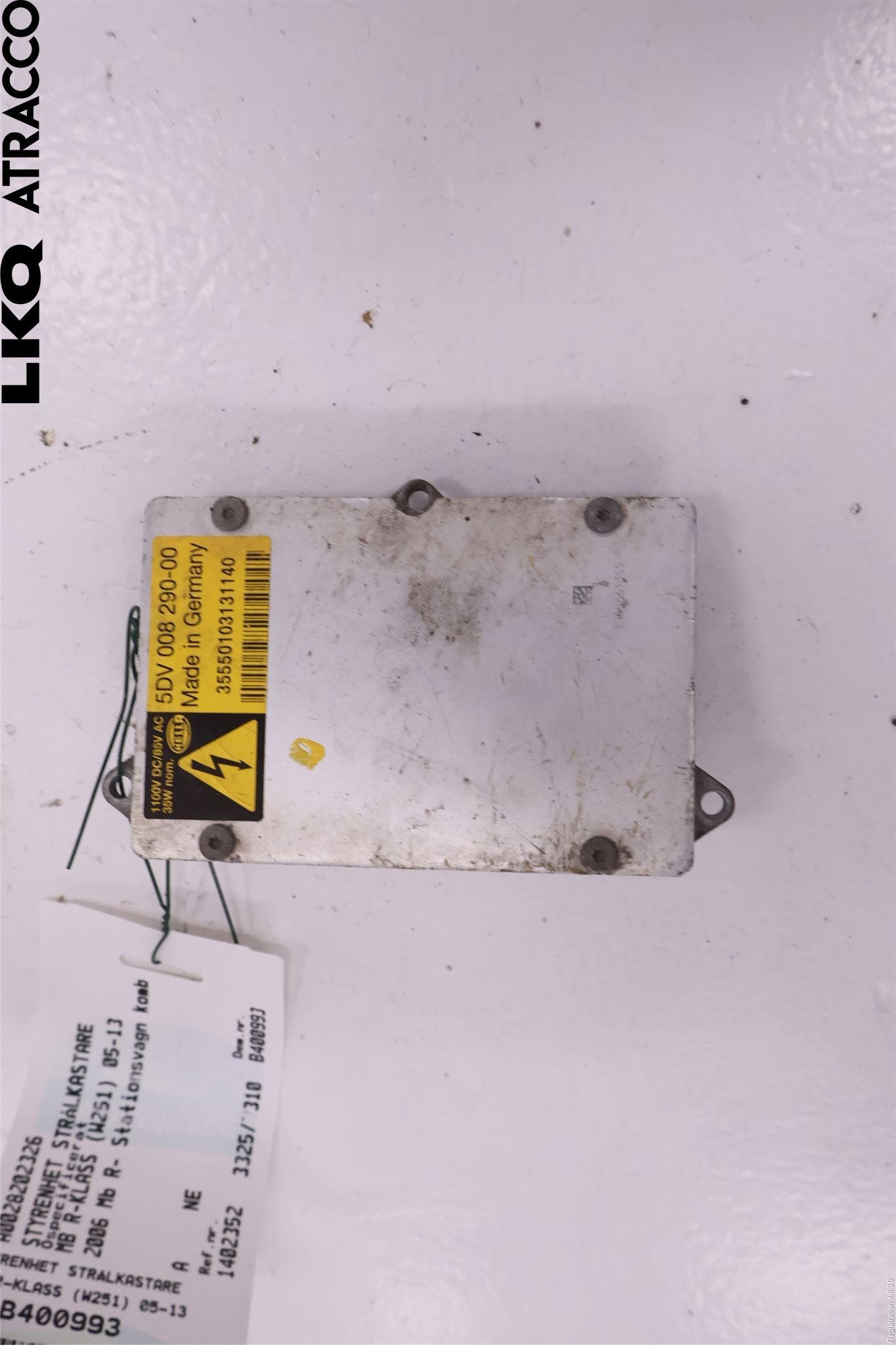 Mercedes-Benz MB R-KLASS (W251) 05-13 Styrenhet Strålkastare