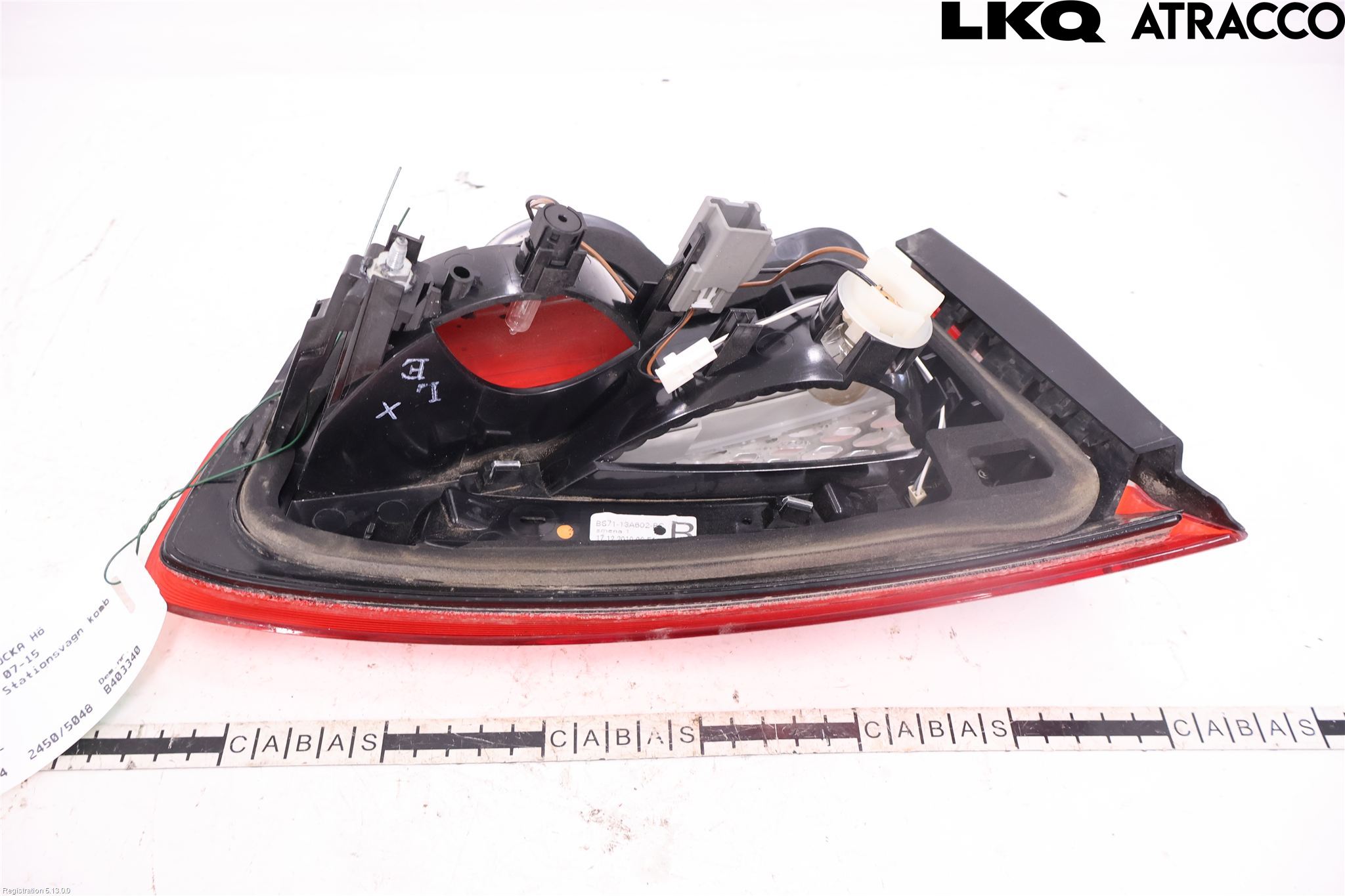 Ford MONDEO 07-15 Bakljus Lucka Hö