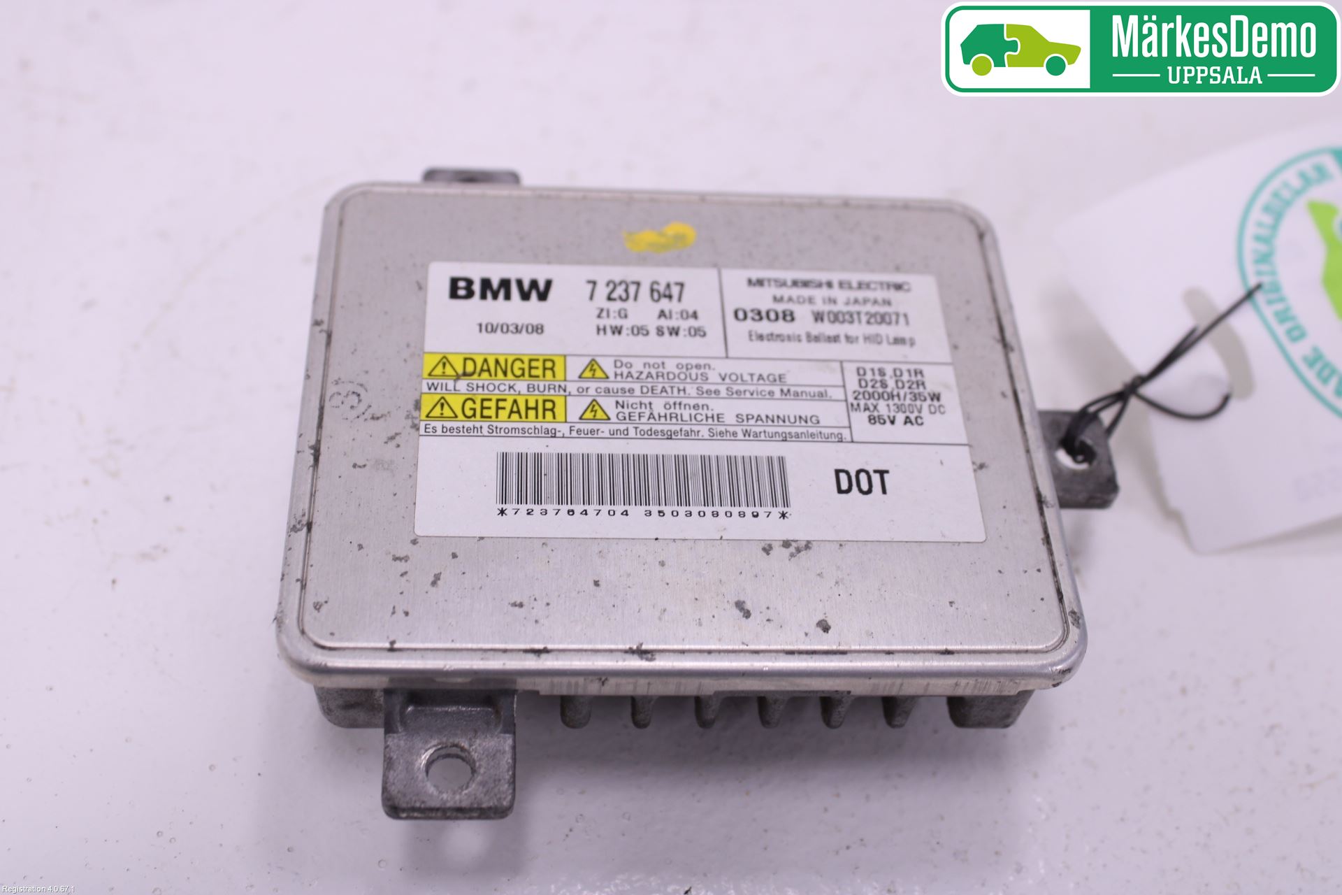 BMW 3 E90/91 SED/TOU 05-12 Styrenhet Strålkastare