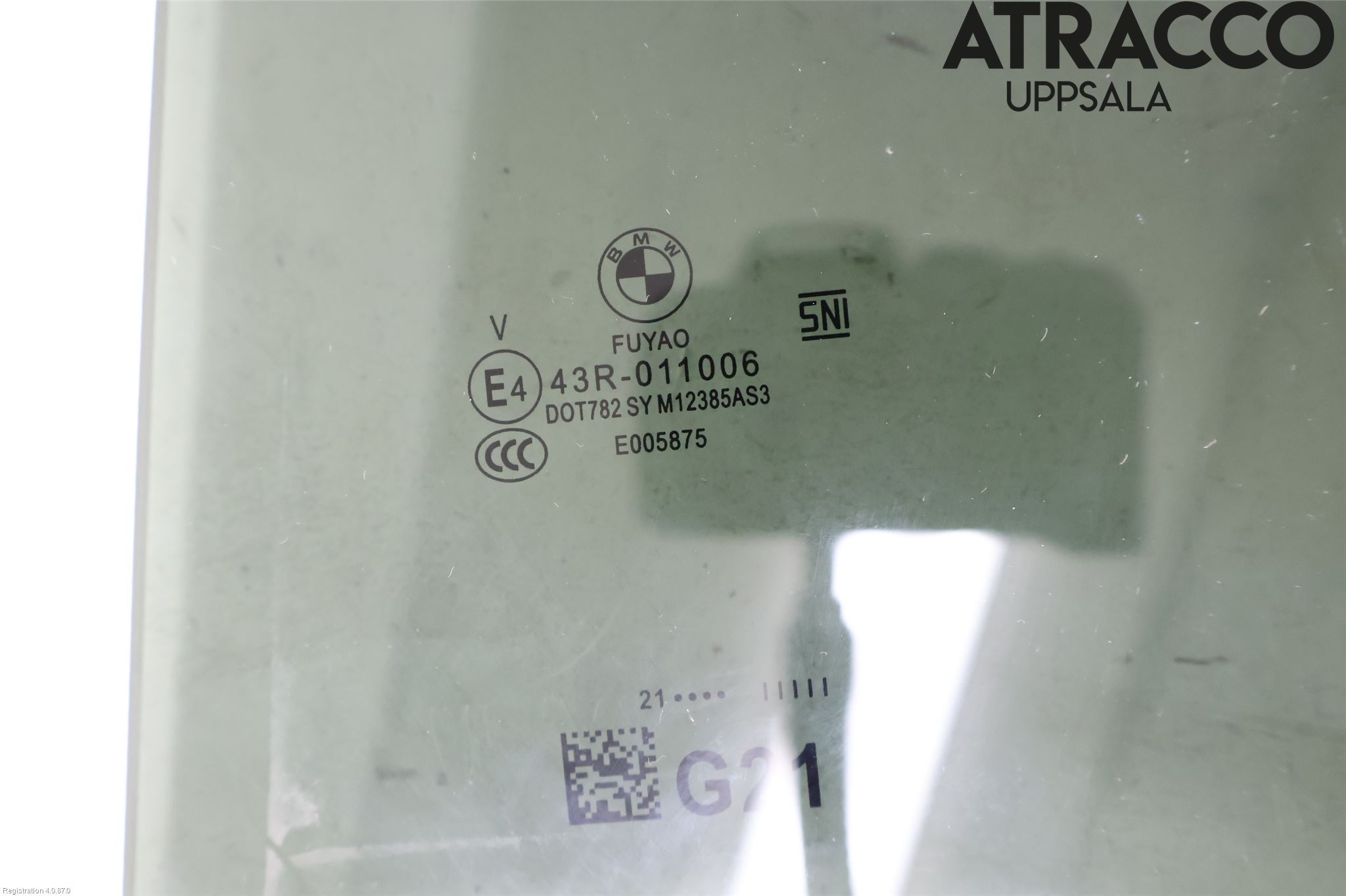 BMW 3 G20/G21/G80/G81 19- Dörruta Bak Vänster