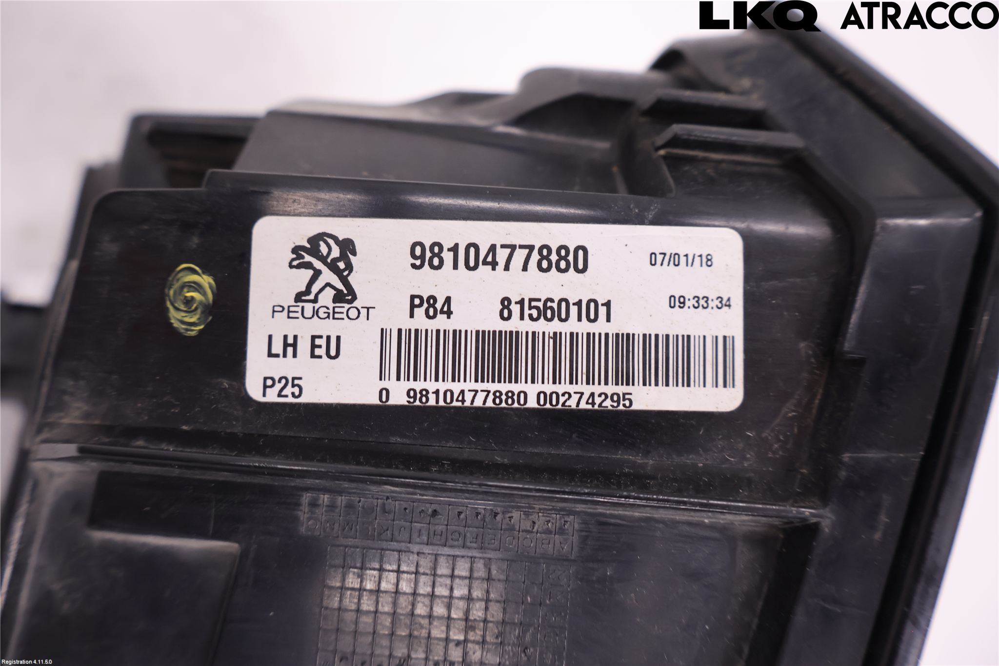Peugeot 3008 17-24 Bakljus Lucka Vä
