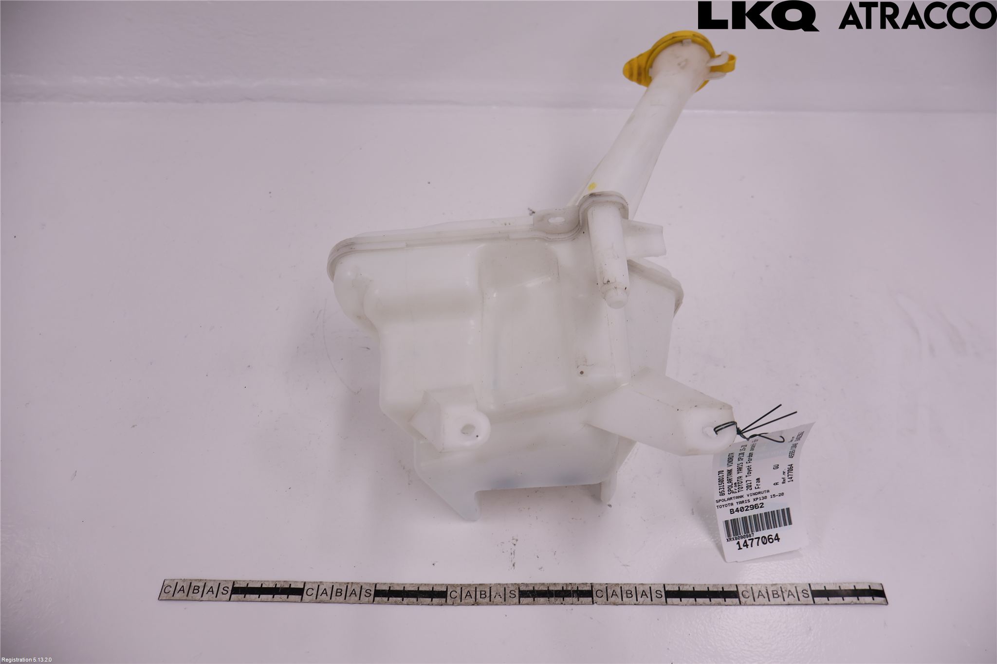 Toyota YARIS XP130 15-20 Spolartank Vindruta