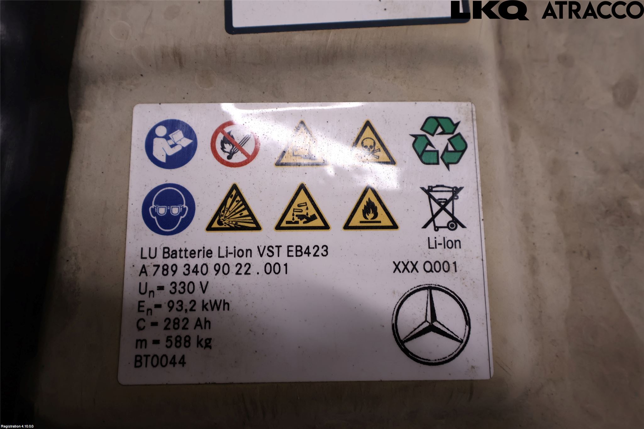 Mercedes-Benz MB EQE (V295) 22- Batteri Högspänning
