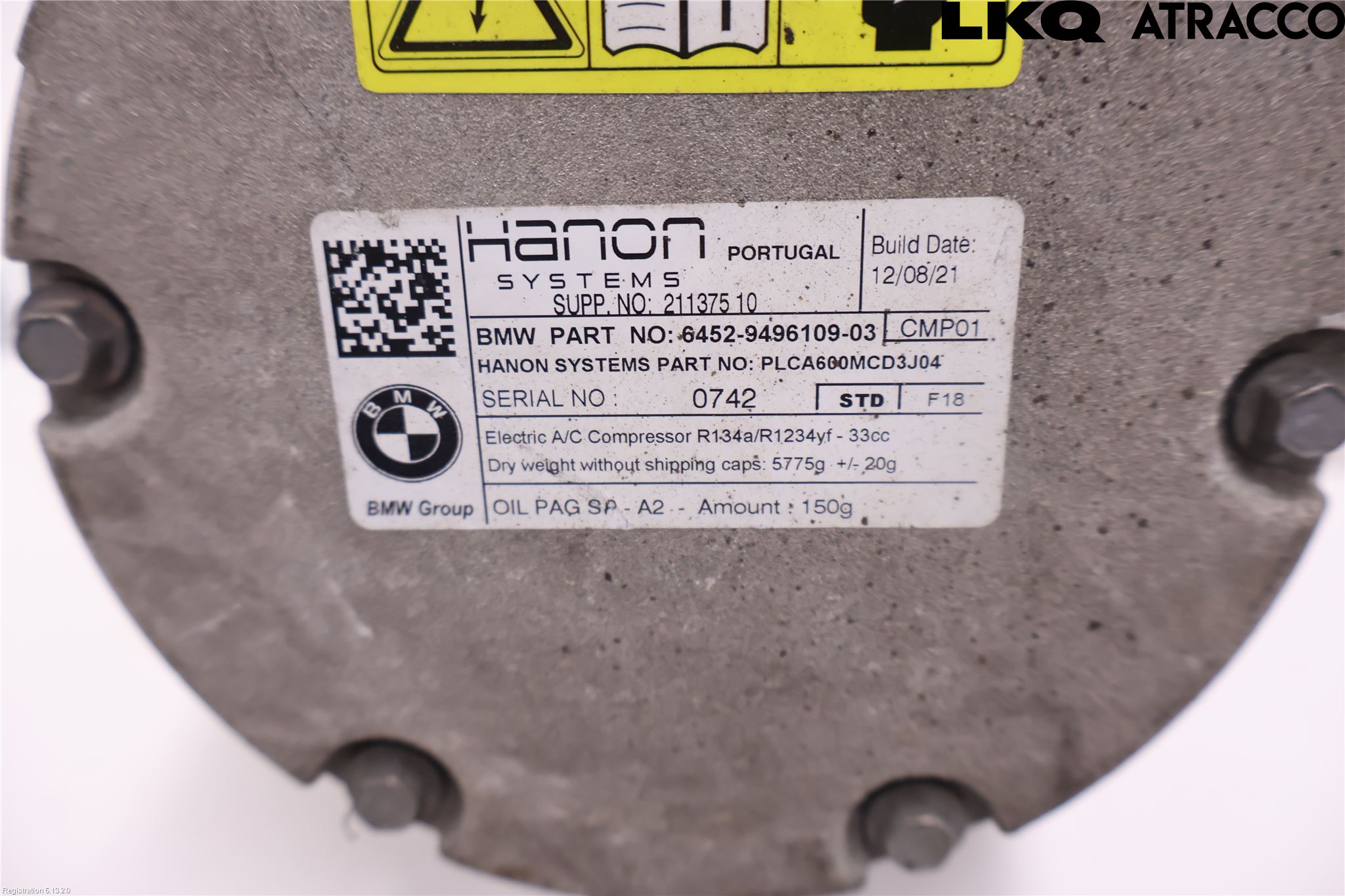 BMW 5 G30/G31/F90 17-23 Ac Kompressor