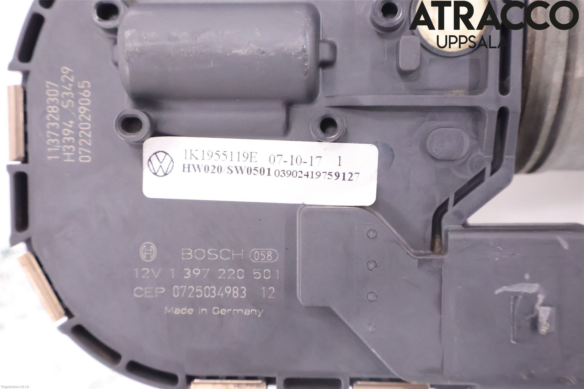 Volkswagen VW GOLF V 04-09 Torkarmotor Vindruta