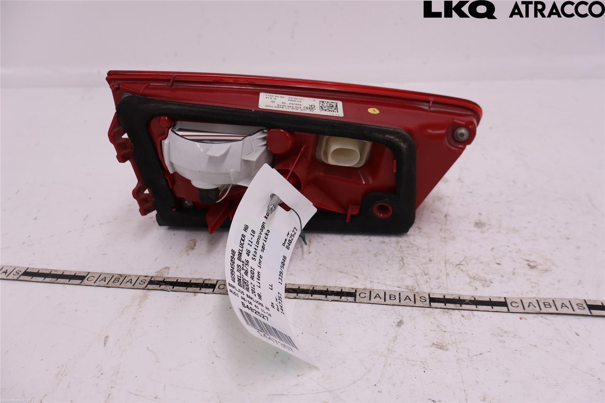 Audi A6/S6 4G 11-18 Bakljus Lucka Vä