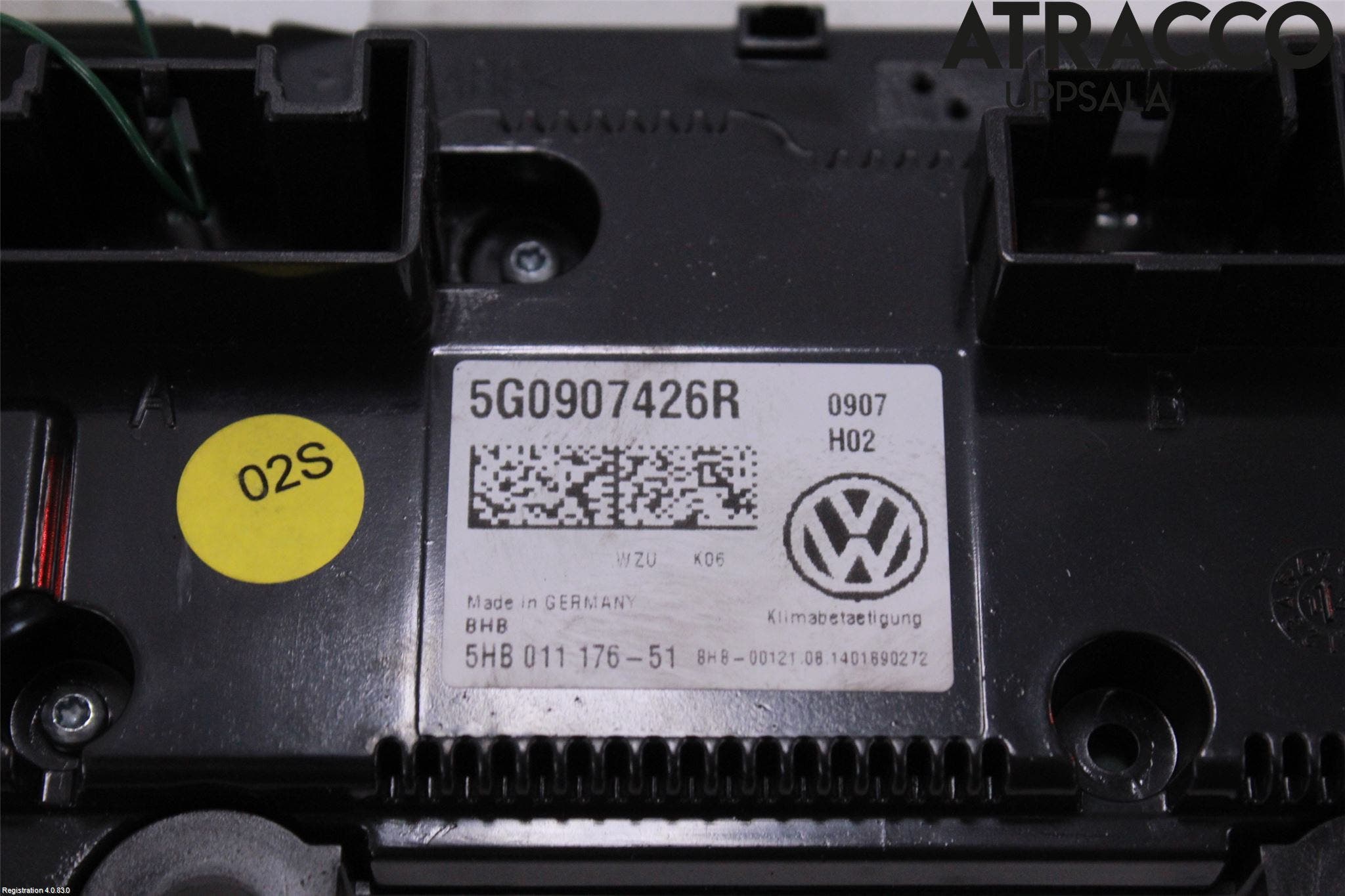 Volkswagen VW GOLF / E-GOLF VII 13-20 Ac Styrenhet Ac Manöveren