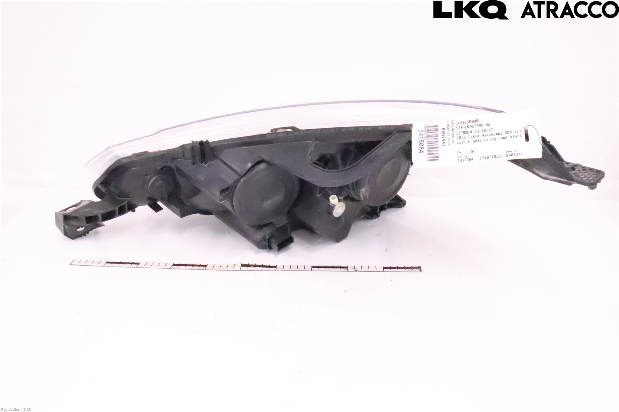 Citroen C3 10-17 Strålkastare Höger