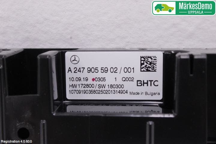 Mercedes-Benz MB A-KLASS (W177) 18- Ac Styrenhet Ac Manöveren