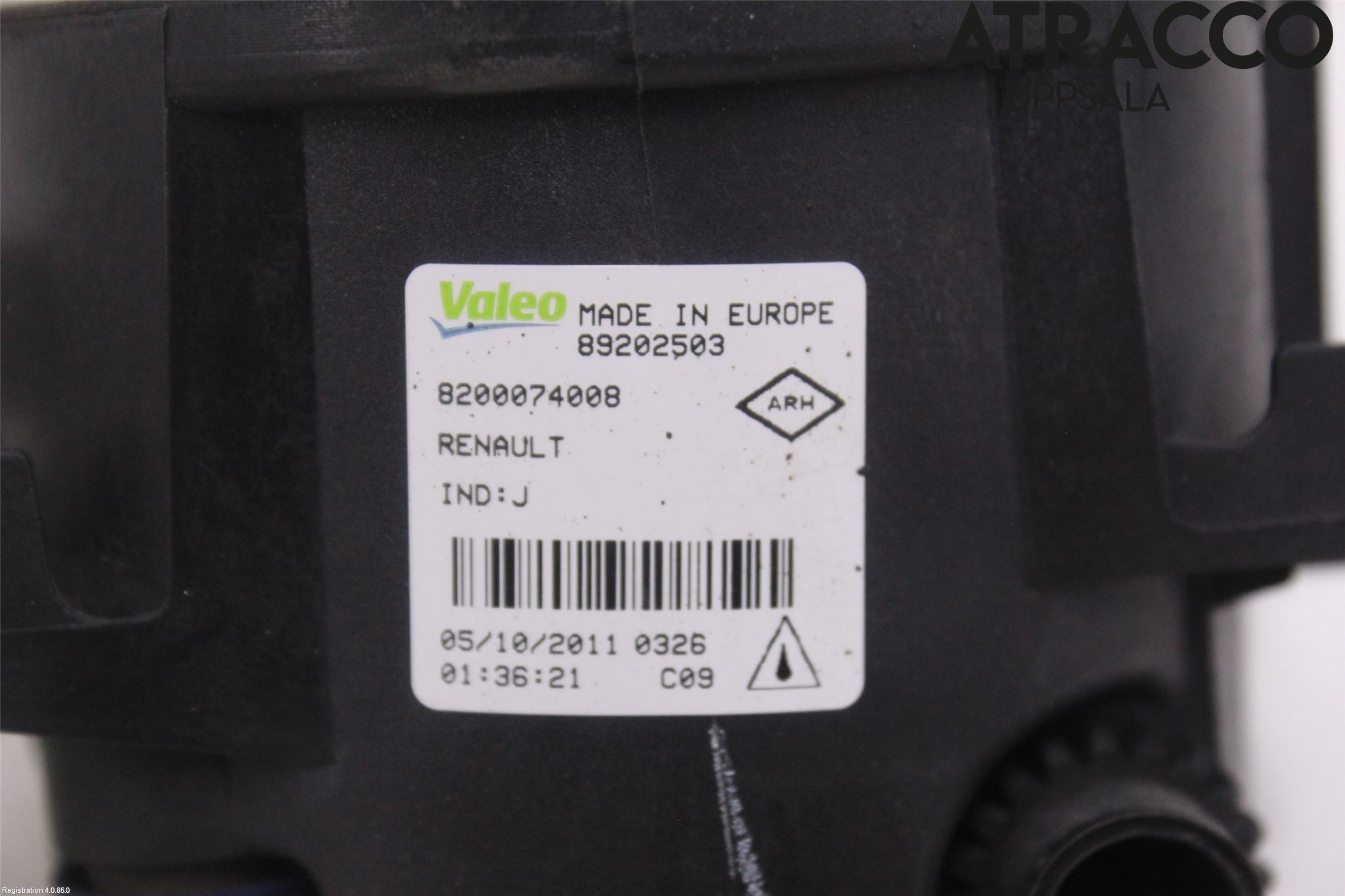 Renault MEGANE III 09-15 Dimljus-Varselljus Fram